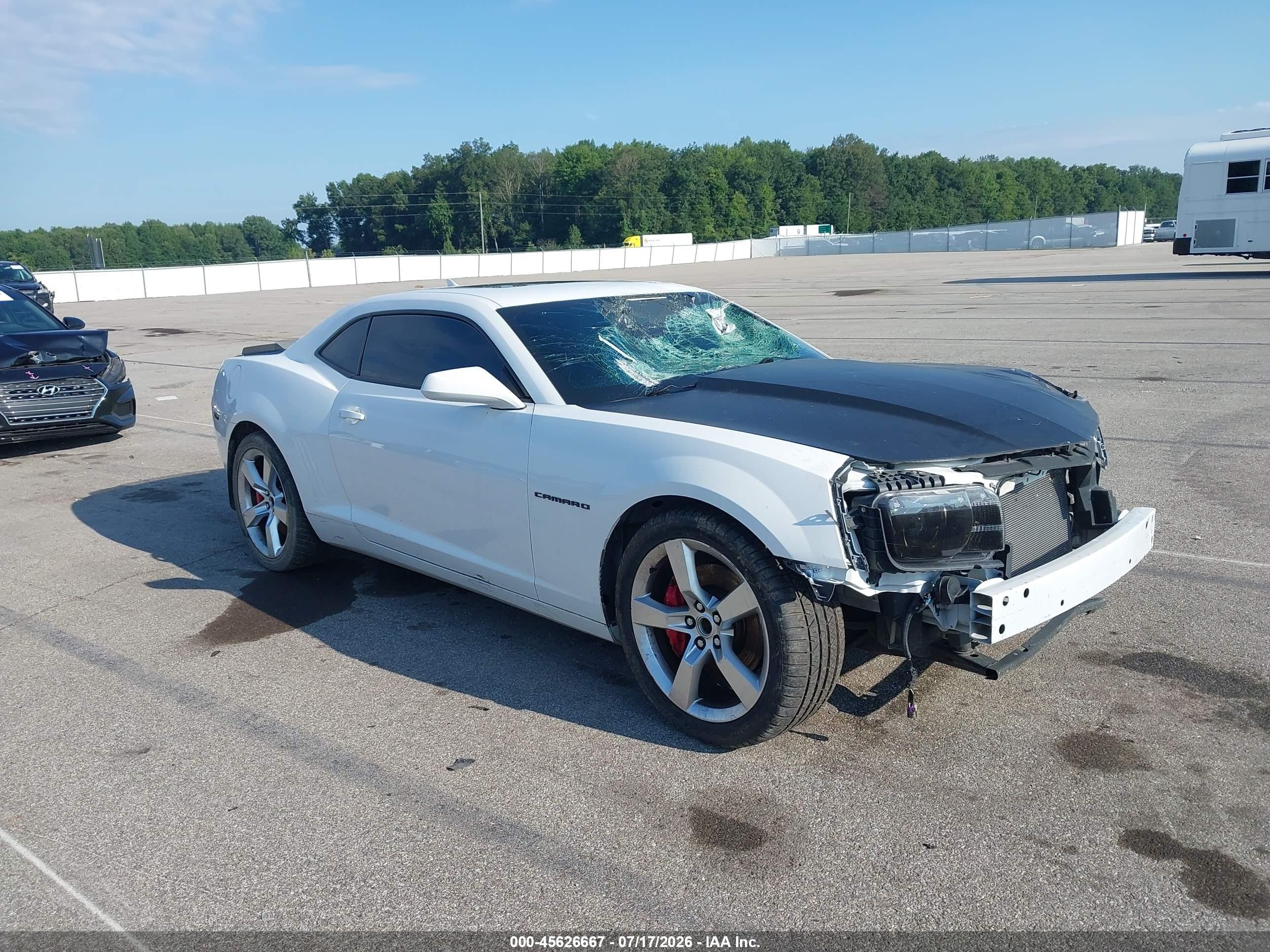 2013 Chevrolet Camaro 2ss White vin: 2G1FT1EW9D9215532