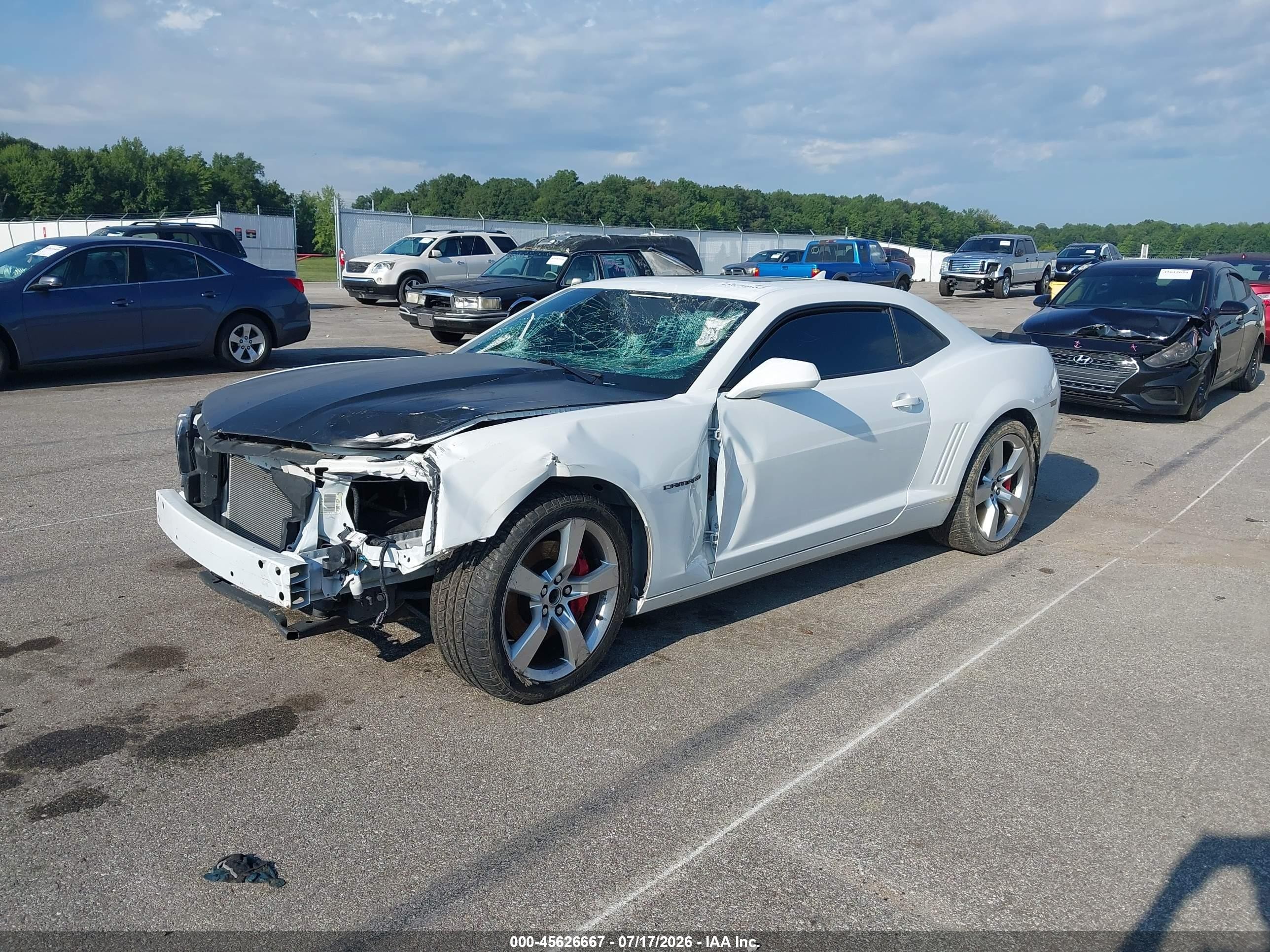 2013 Chevrolet Camaro 2ss White vin: 2G1FT1EW9D9215532