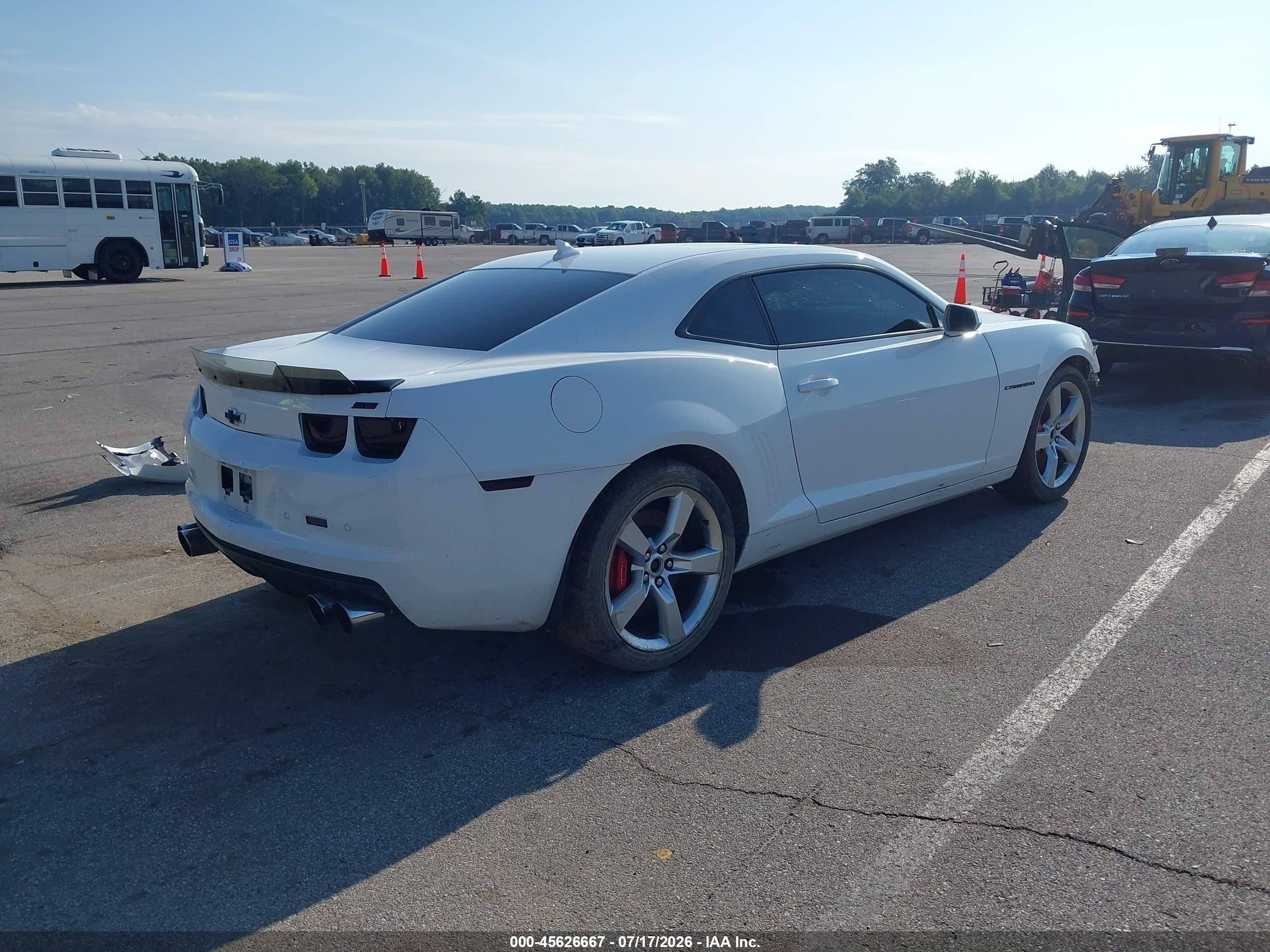 2013 Chevrolet Camaro 2ss White vin: 2G1FT1EW9D9215532