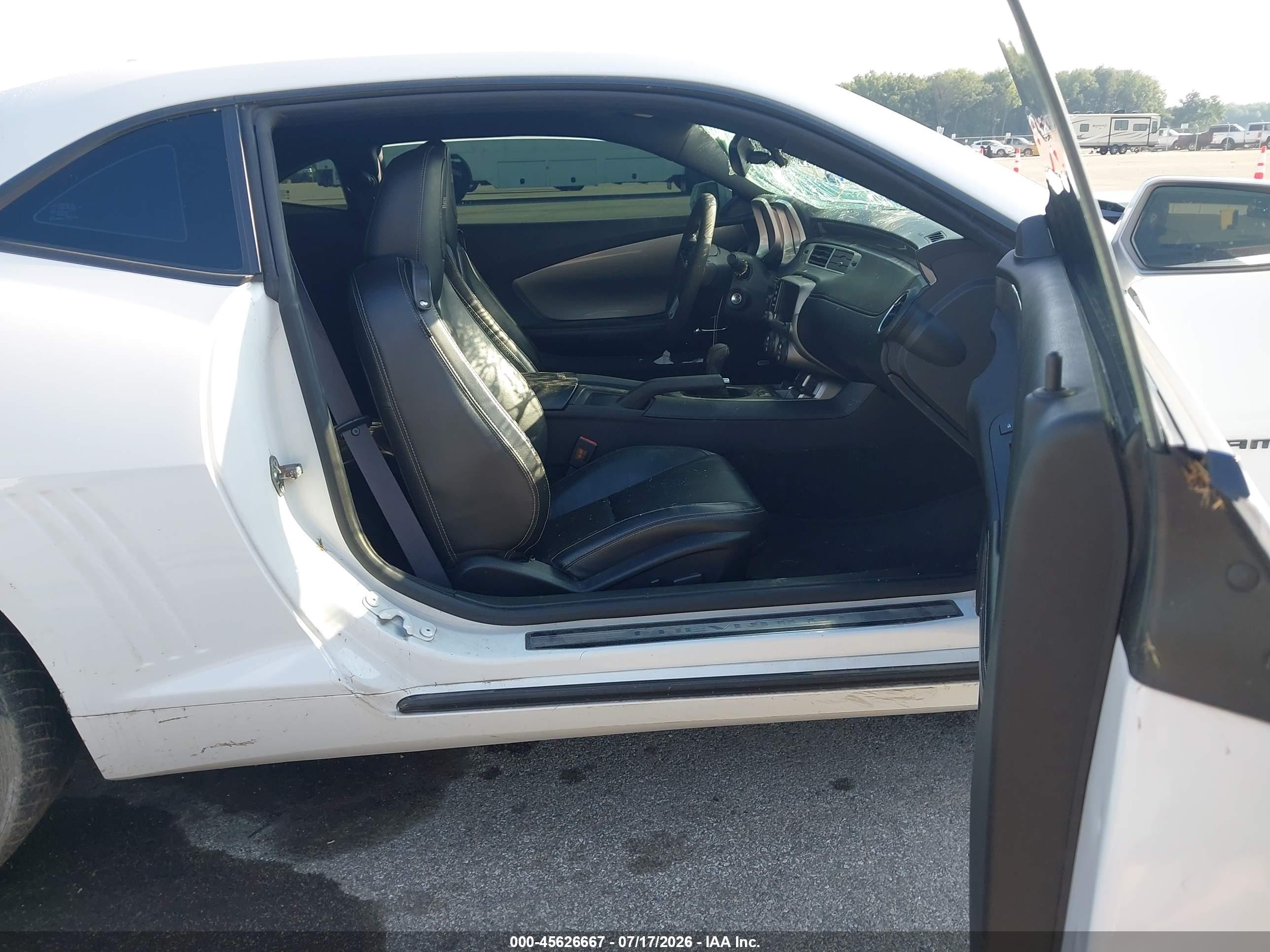 2013 Chevrolet Camaro 2ss White vin: 2G1FT1EW9D9215532