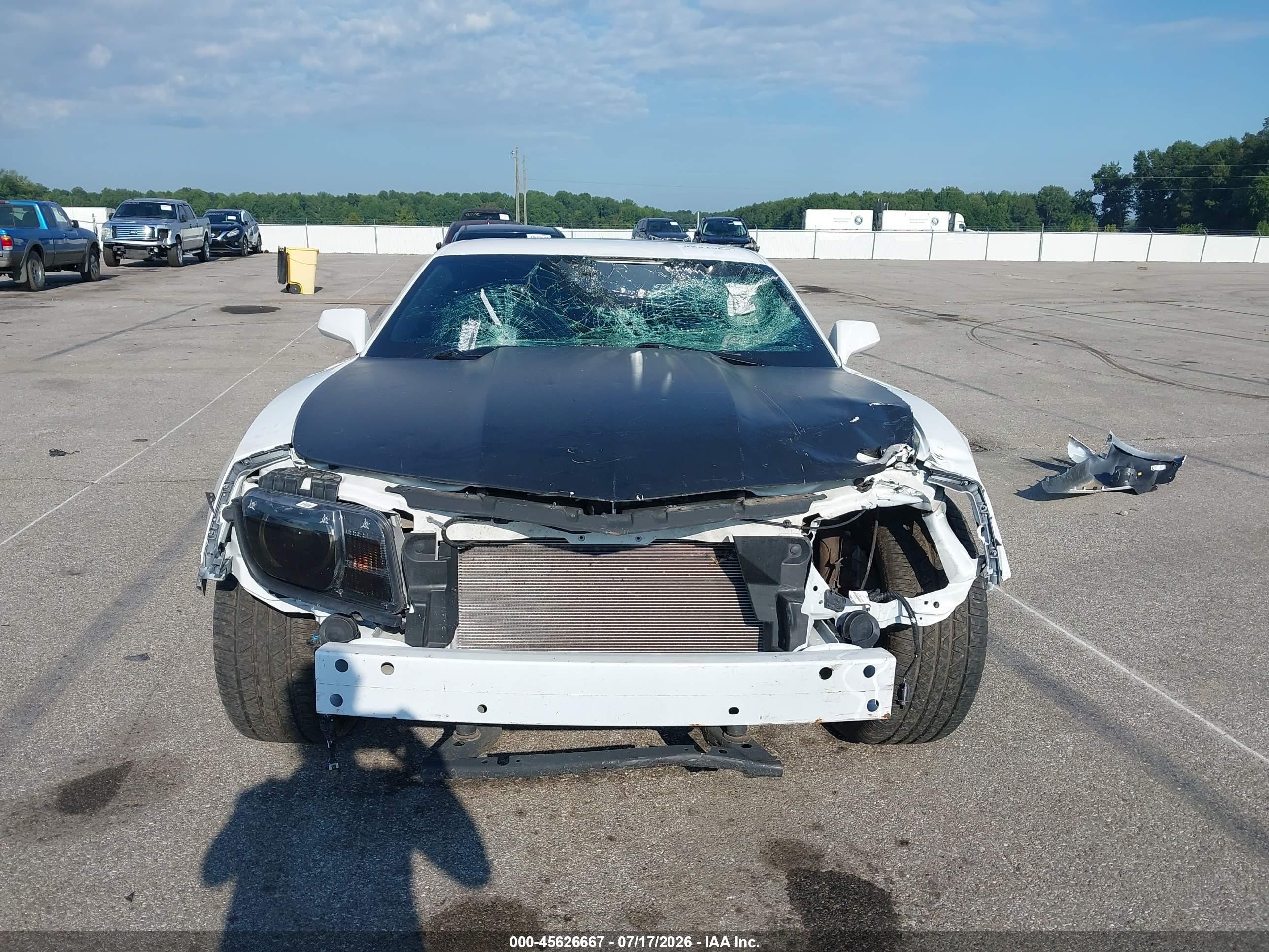 2013 Chevrolet Camaro 2ss White vin: 2G1FT1EW9D9215532