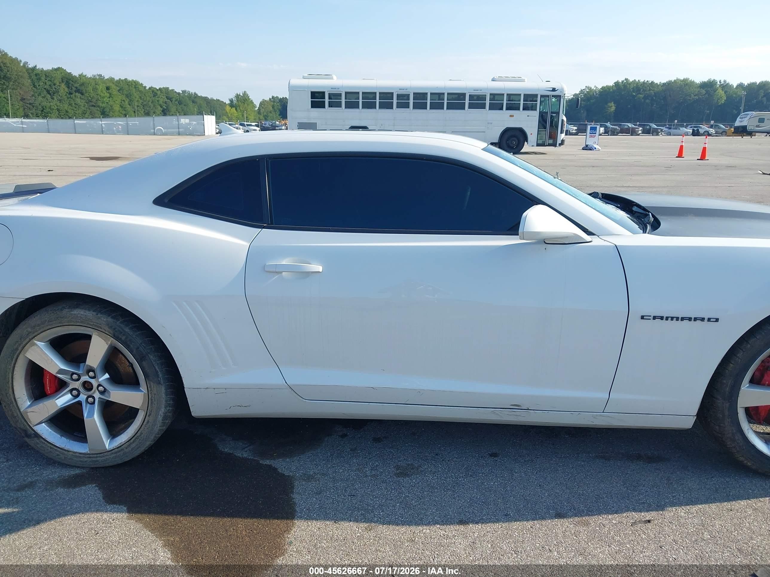2013 Chevrolet Camaro 2ss White vin: 2G1FT1EW9D9215532