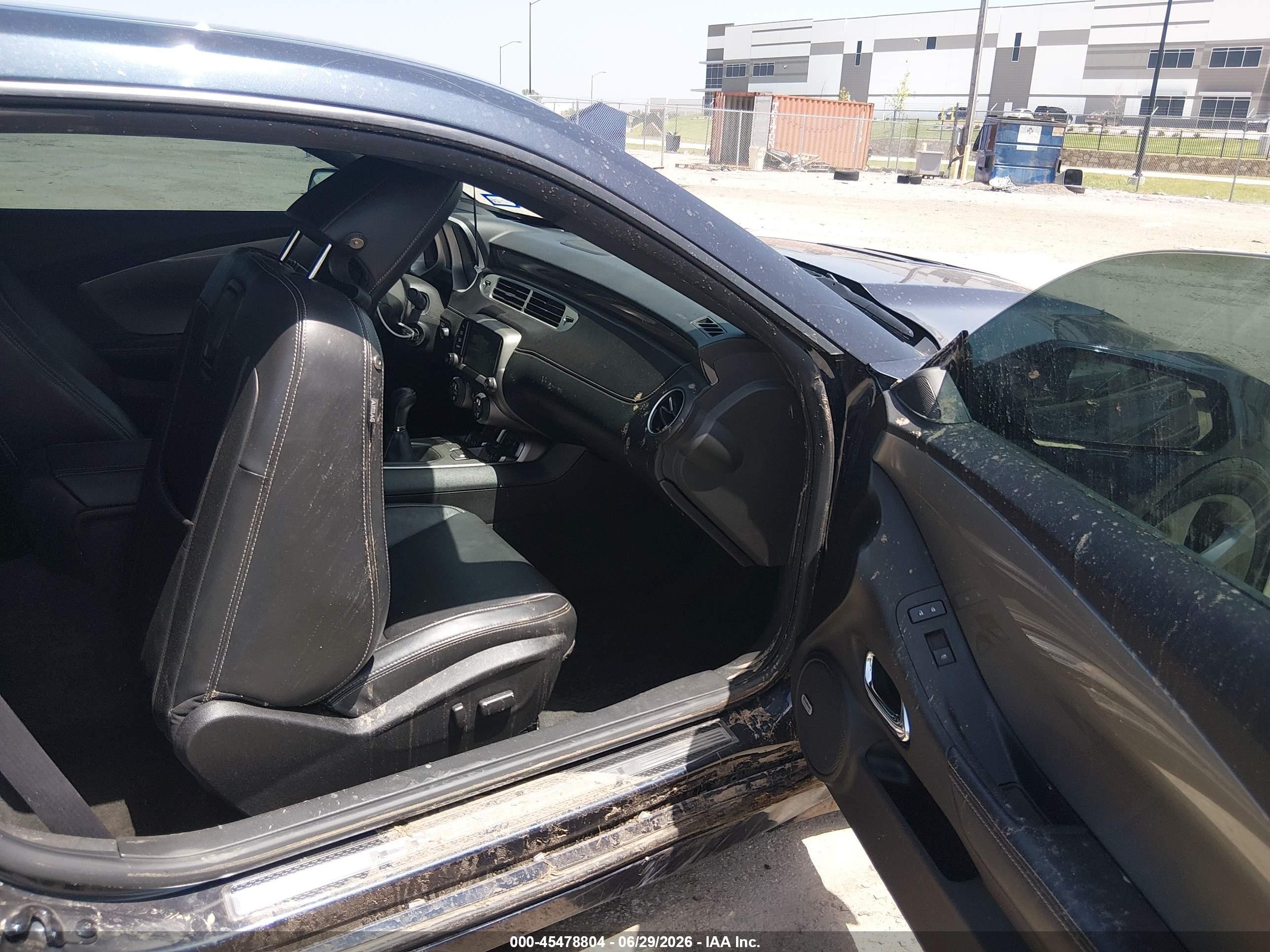 2014 Chevrolet Camaro 2ss Черный vin: 2G1FT1EW9E9200806