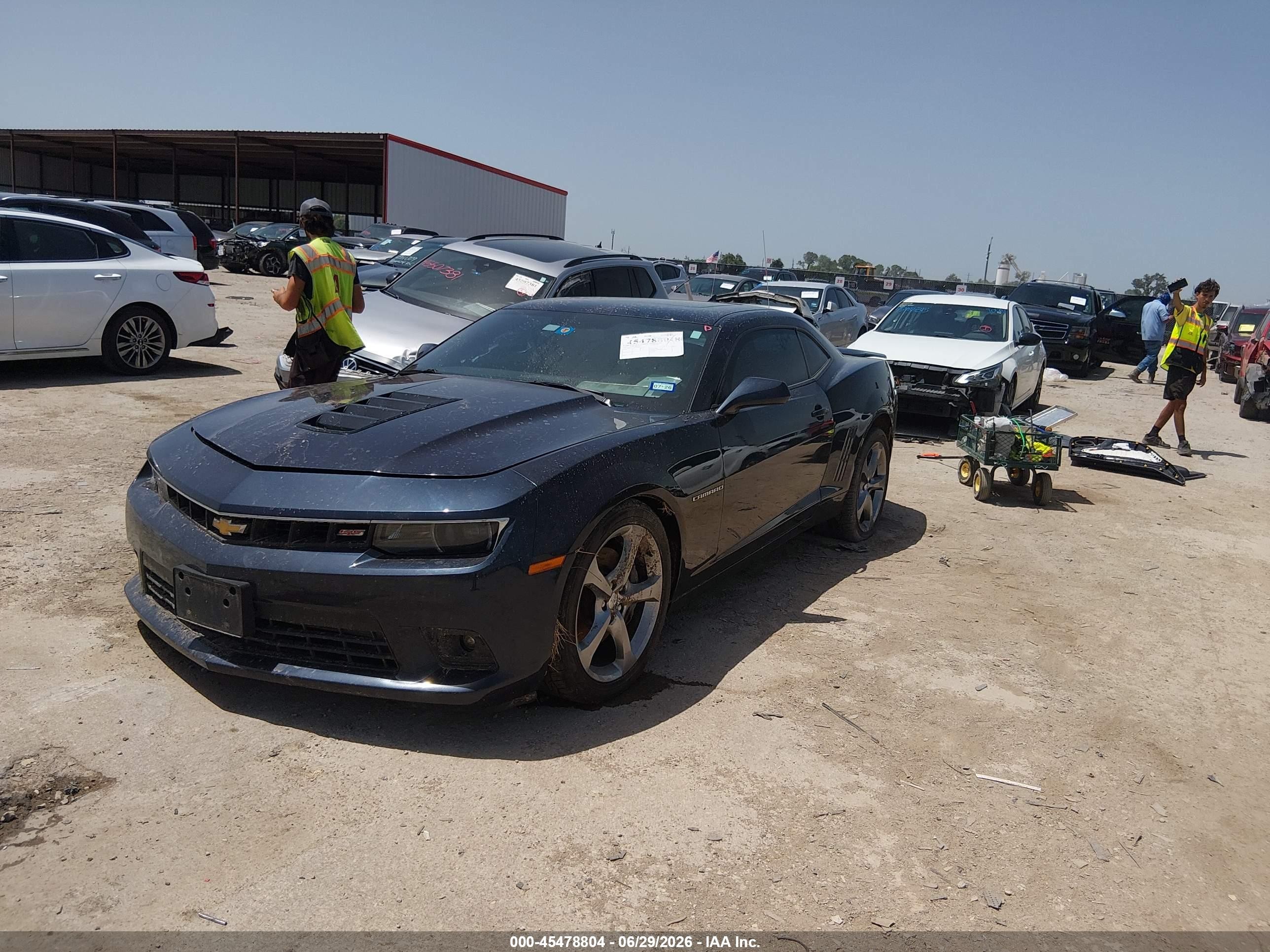 2014 Chevrolet Camaro 2ss Черный vin: 2G1FT1EW9E9200806