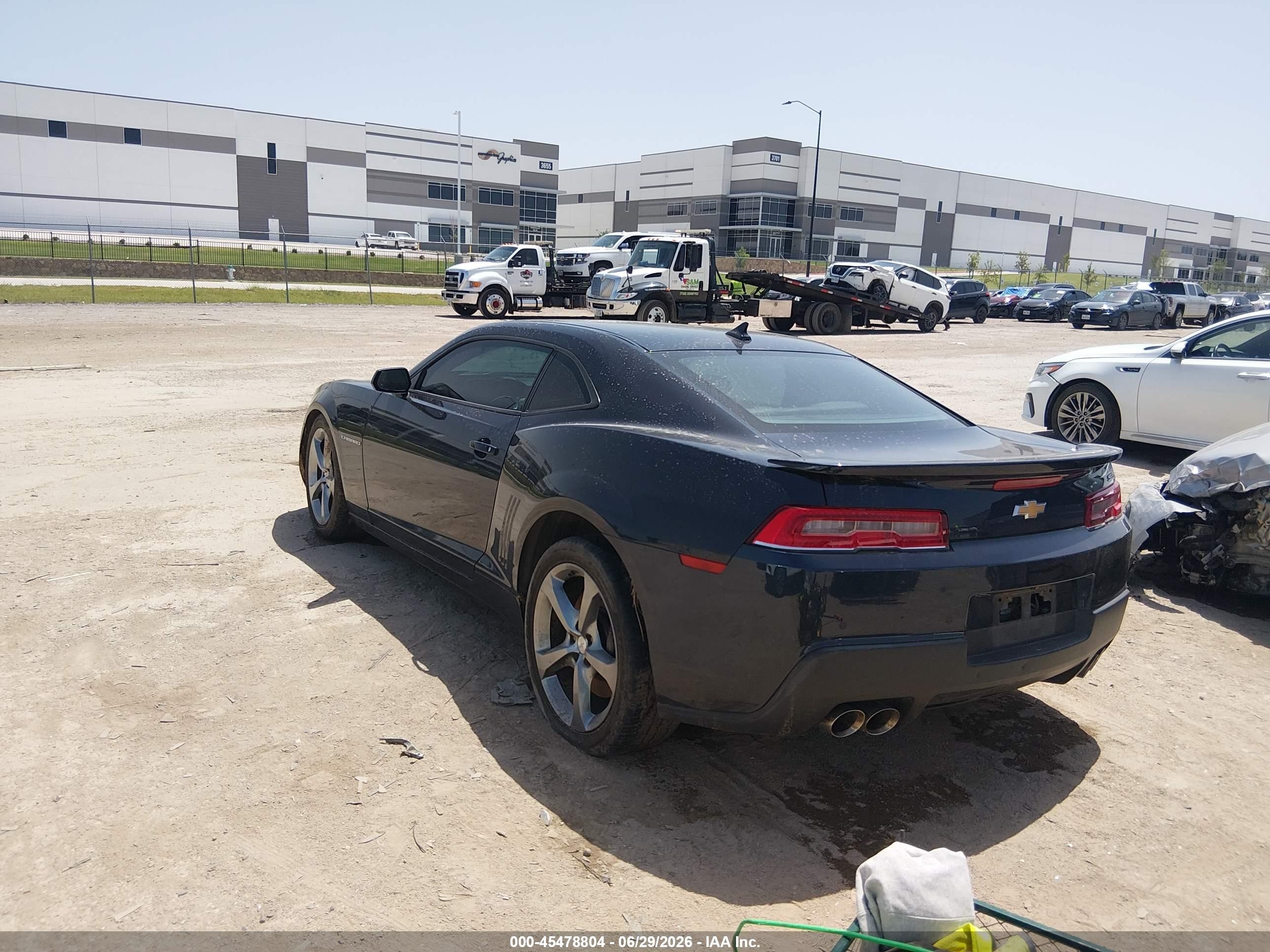 2014 Chevrolet Camaro 2ss Черный vin: 2G1FT1EW9E9200806