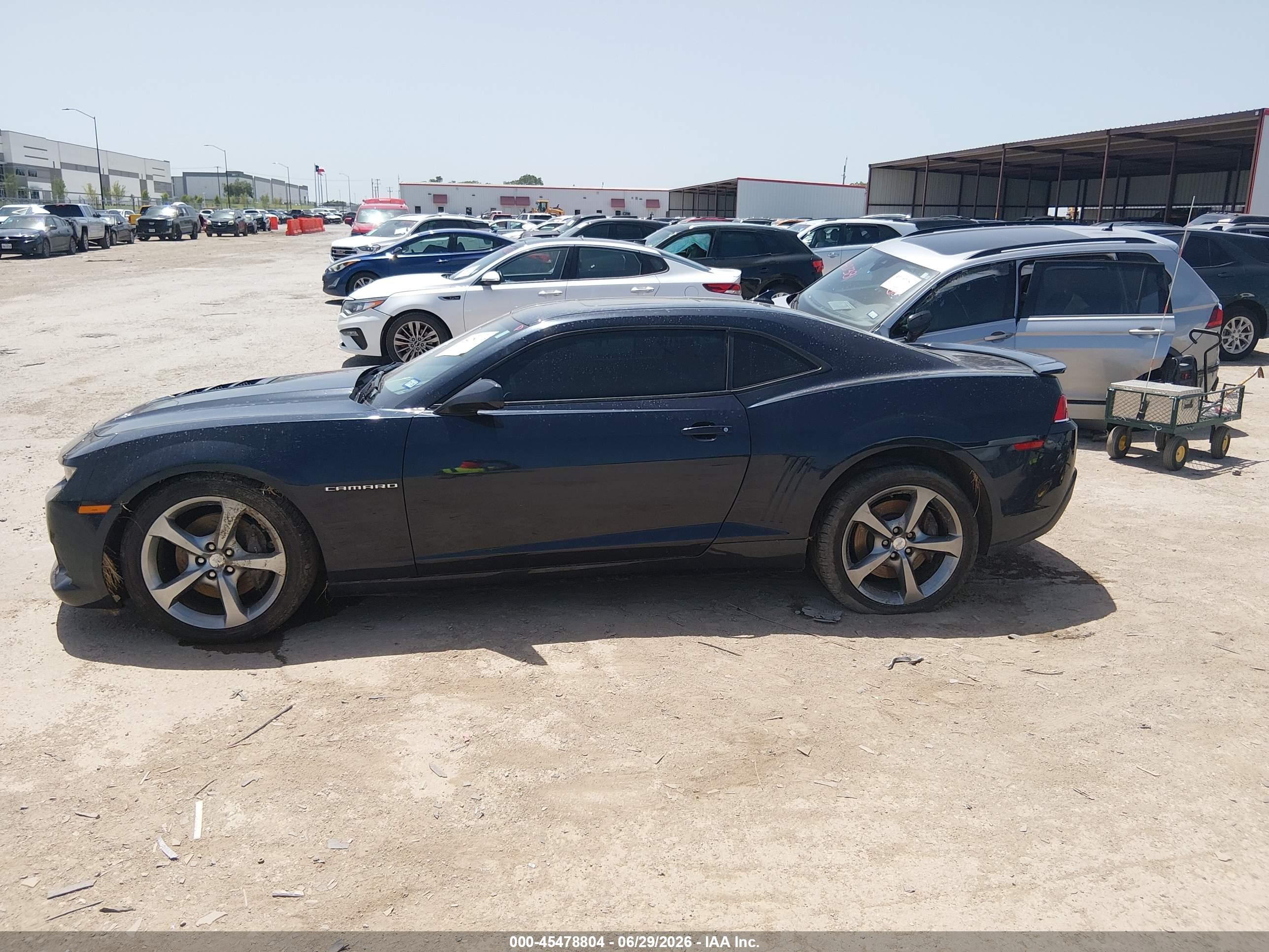 2014 Chevrolet Camaro 2ss Черный vin: 2G1FT1EW9E9200806