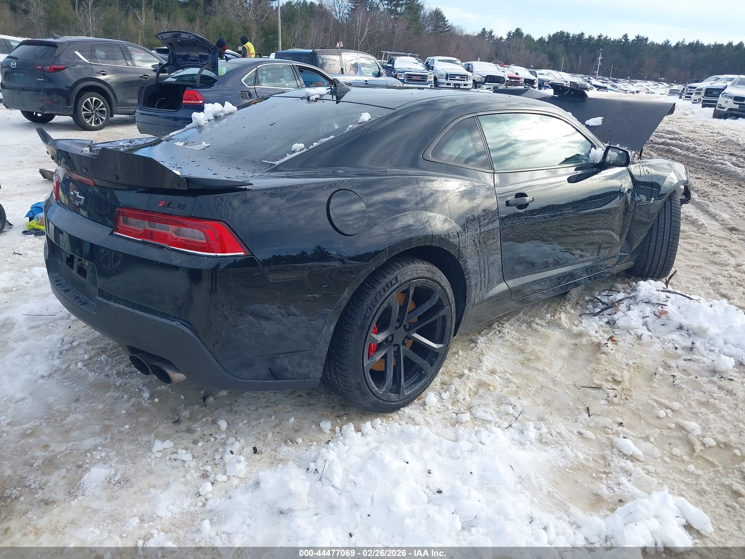 2014 Chevrolet Camaro 2ss Black vin: 2G1FT1EW9E9292984