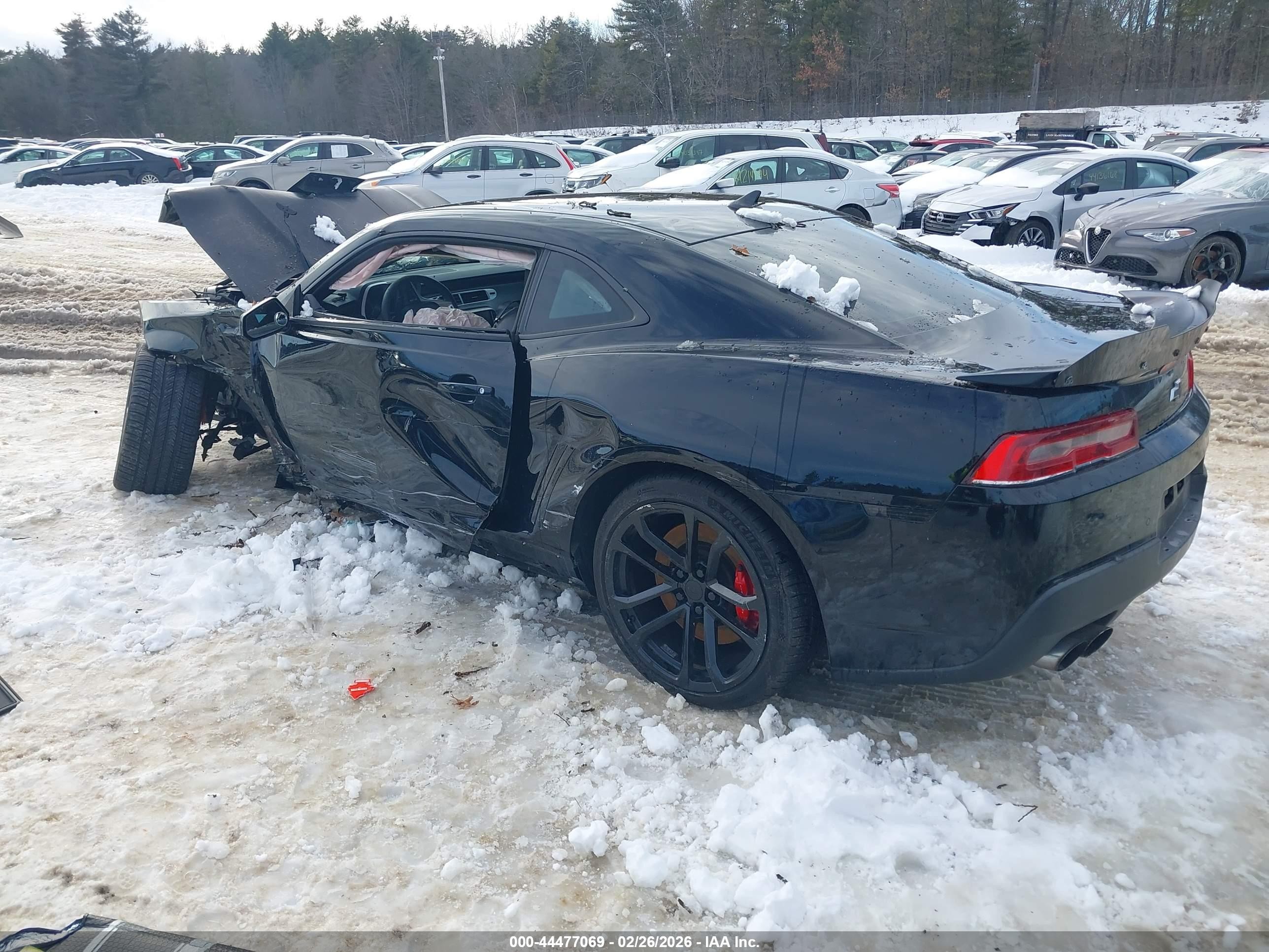 2014 Chevrolet Camaro 2ss Black vin: 2G1FT1EW9E9292984
