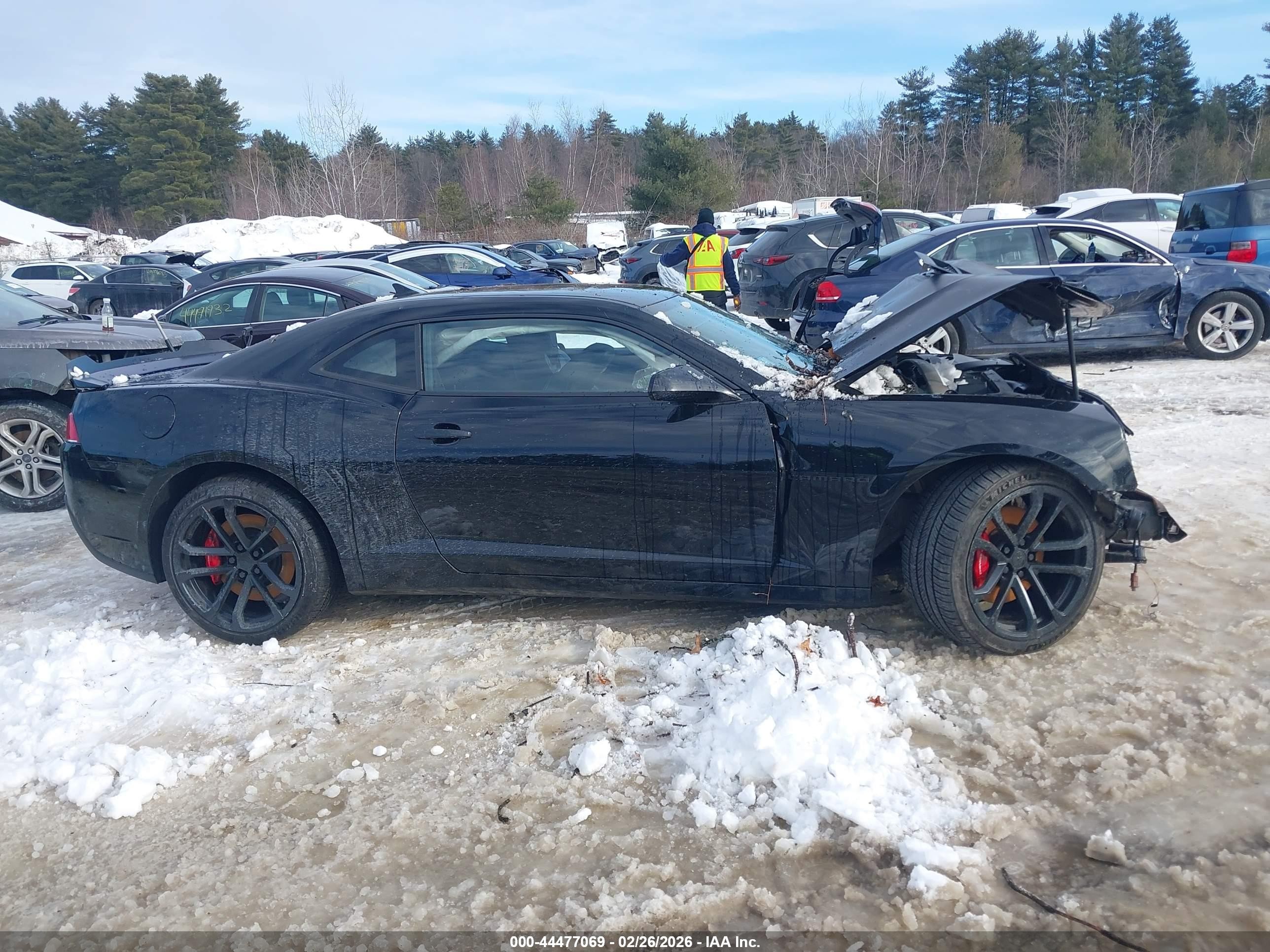 2014 Chevrolet Camaro 2ss Black vin: 2G1FT1EW9E9292984