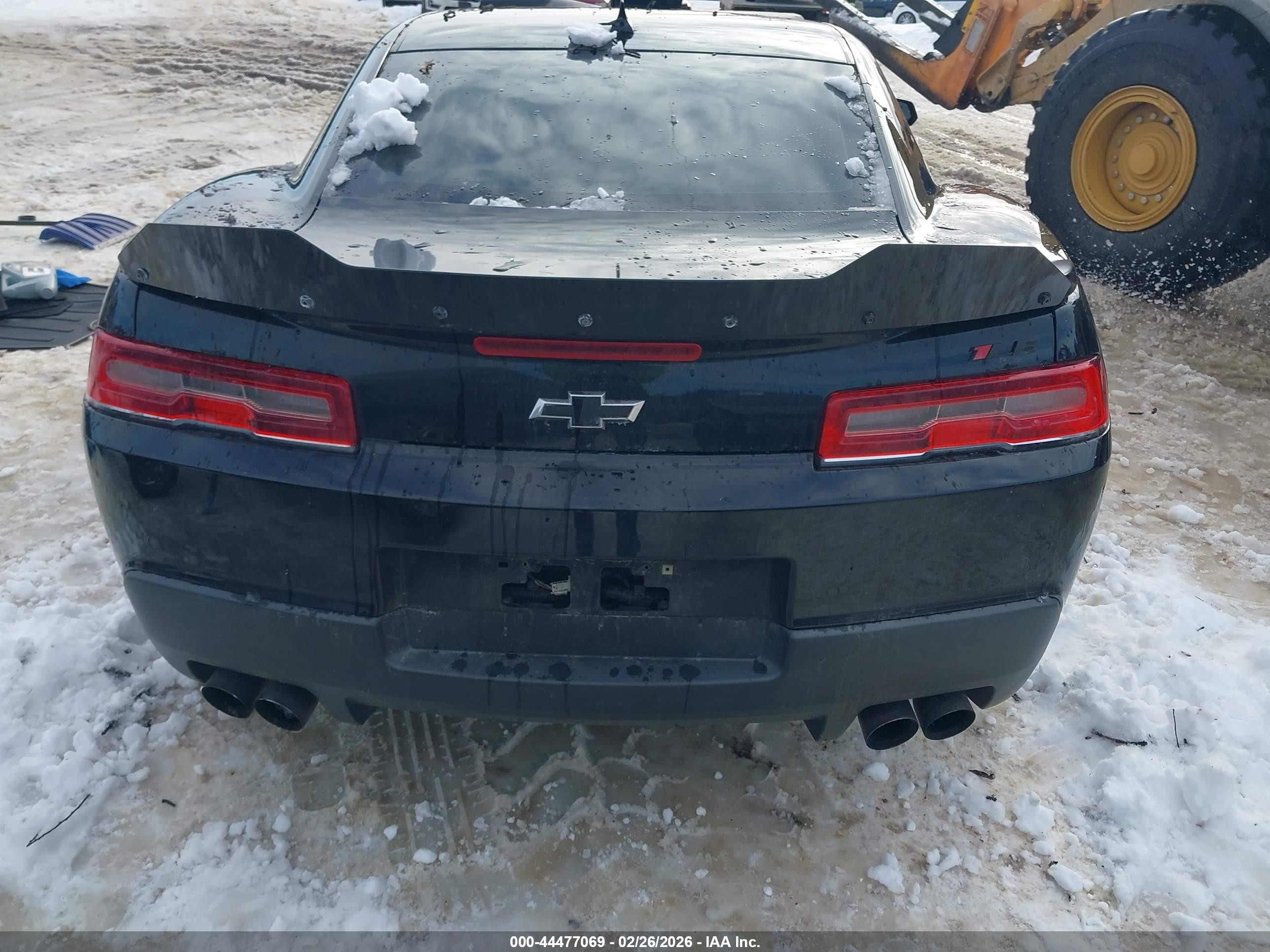 2014 Chevrolet Camaro 2ss Black vin: 2G1FT1EW9E9292984