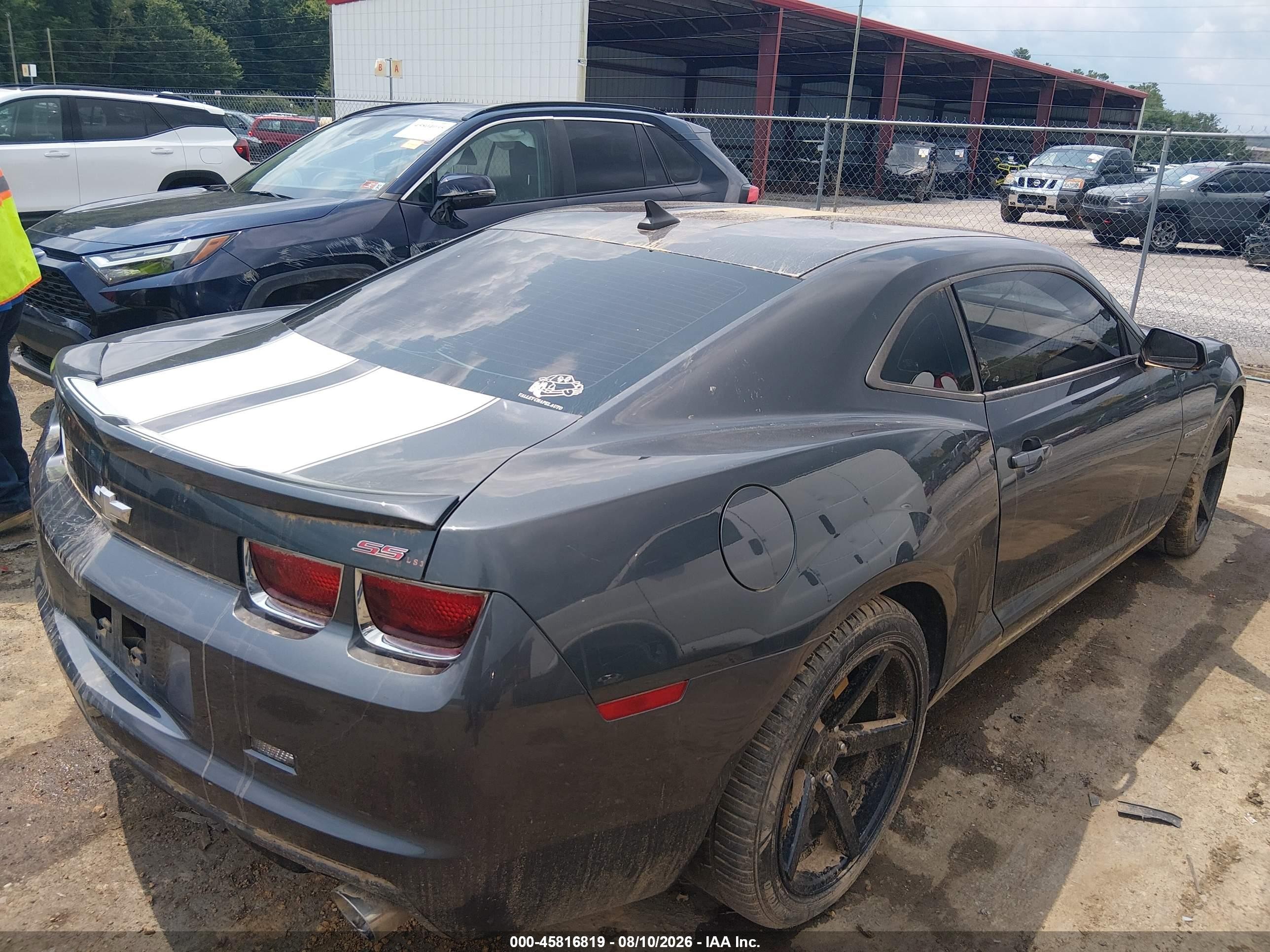 2010 Chevrolet Camaro 2ss Gray vin: 2G1FT1EWXA9122529
