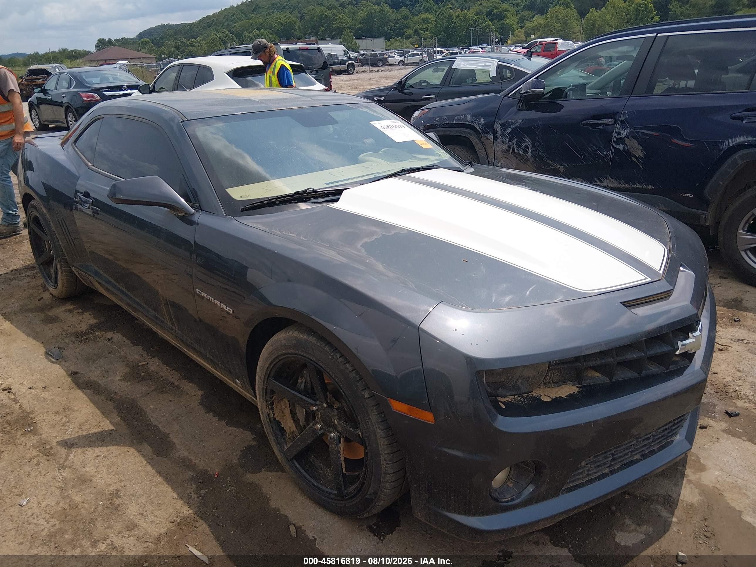 2010 Chevrolet Camaro 2ss Gray vin: 2G1FT1EWXA9122529