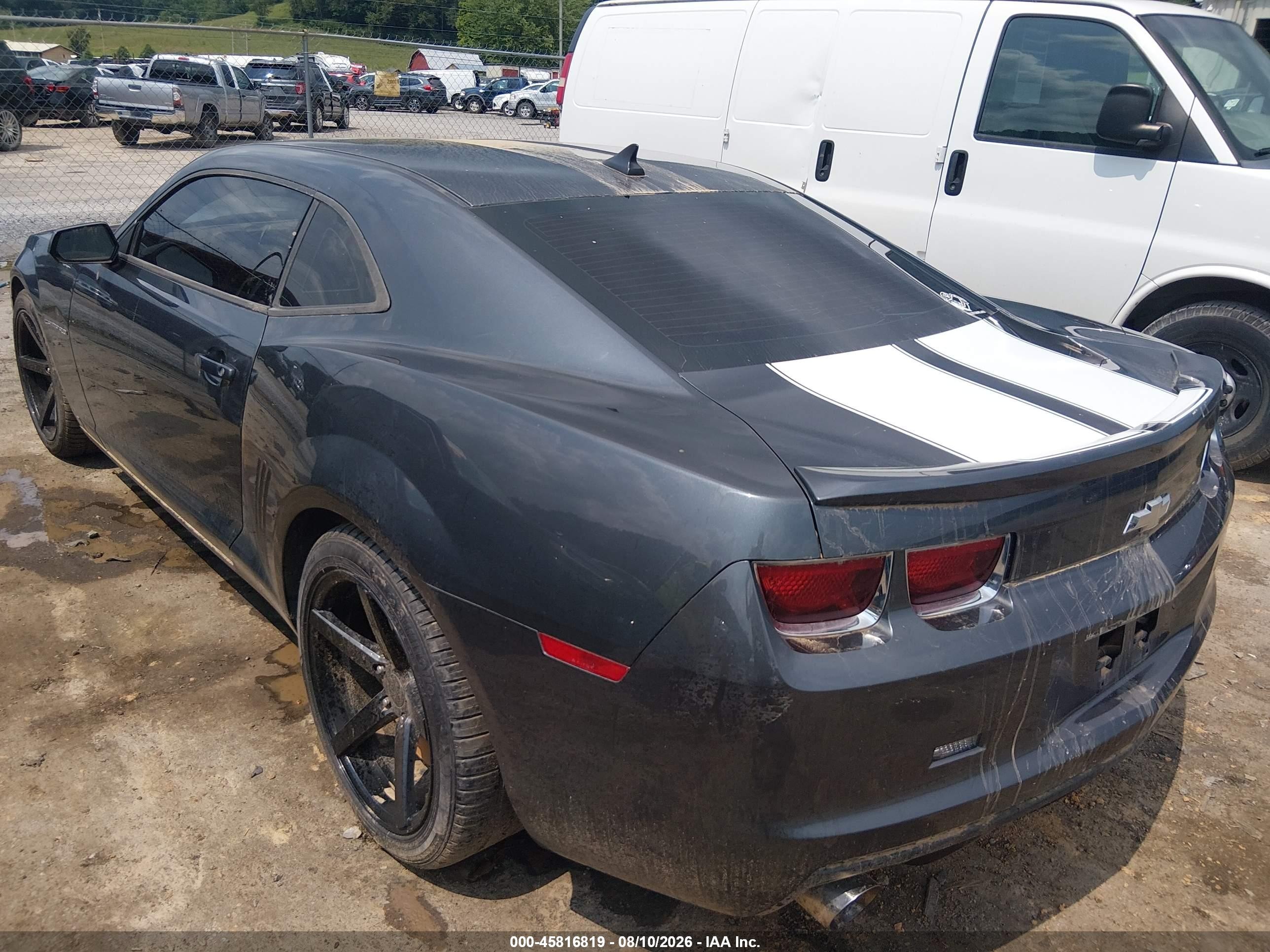 2010 Chevrolet Camaro 2ss Gray vin: 2G1FT1EWXA9122529