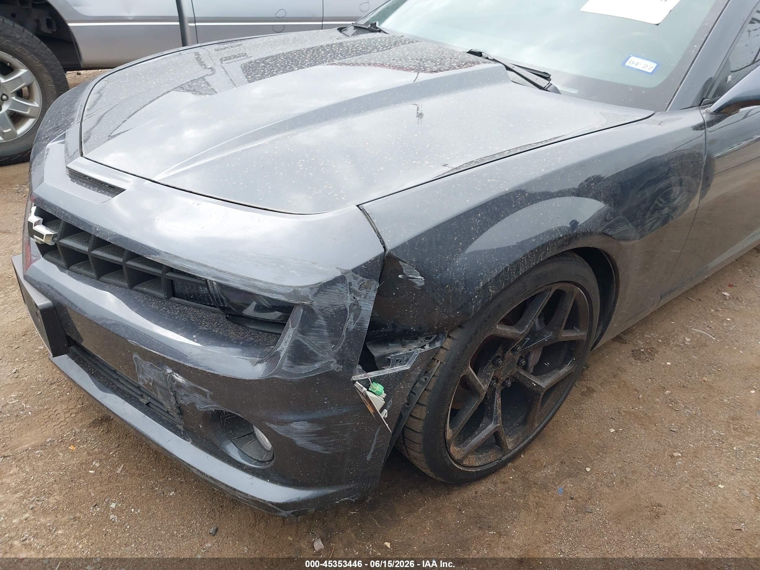 2010 Chevrolet Camaro 2ss Gray vin: 2G1FT1EWXA9135460
