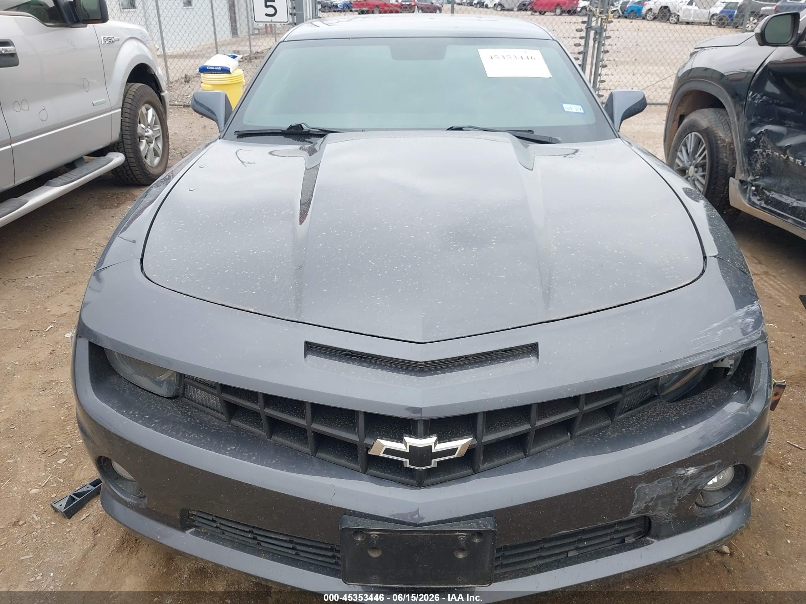2010 Chevrolet Camaro 2ss Gray vin: 2G1FT1EWXA9135460