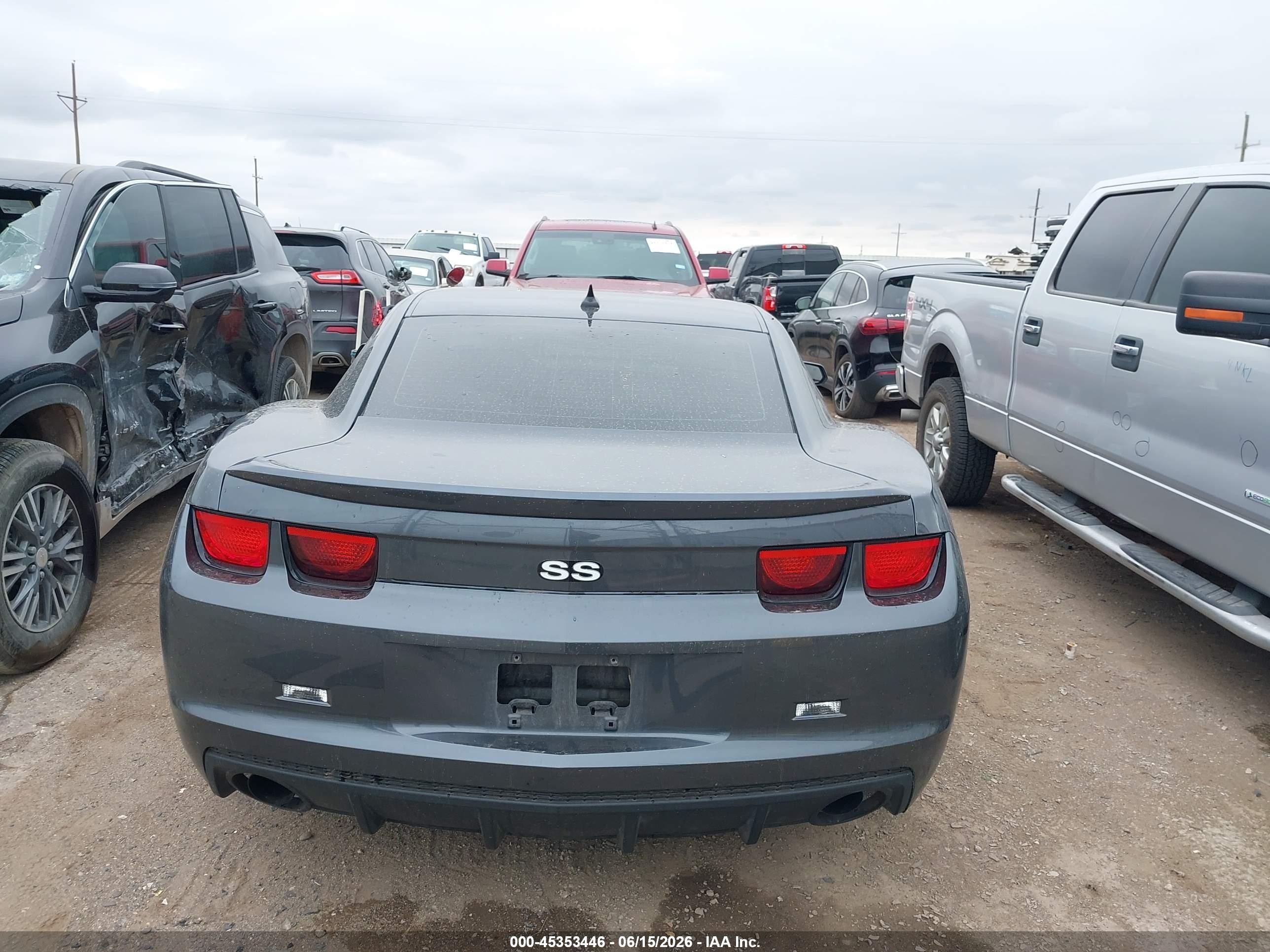 2010 Chevrolet Camaro 2ss Gray vin: 2G1FT1EWXA9135460