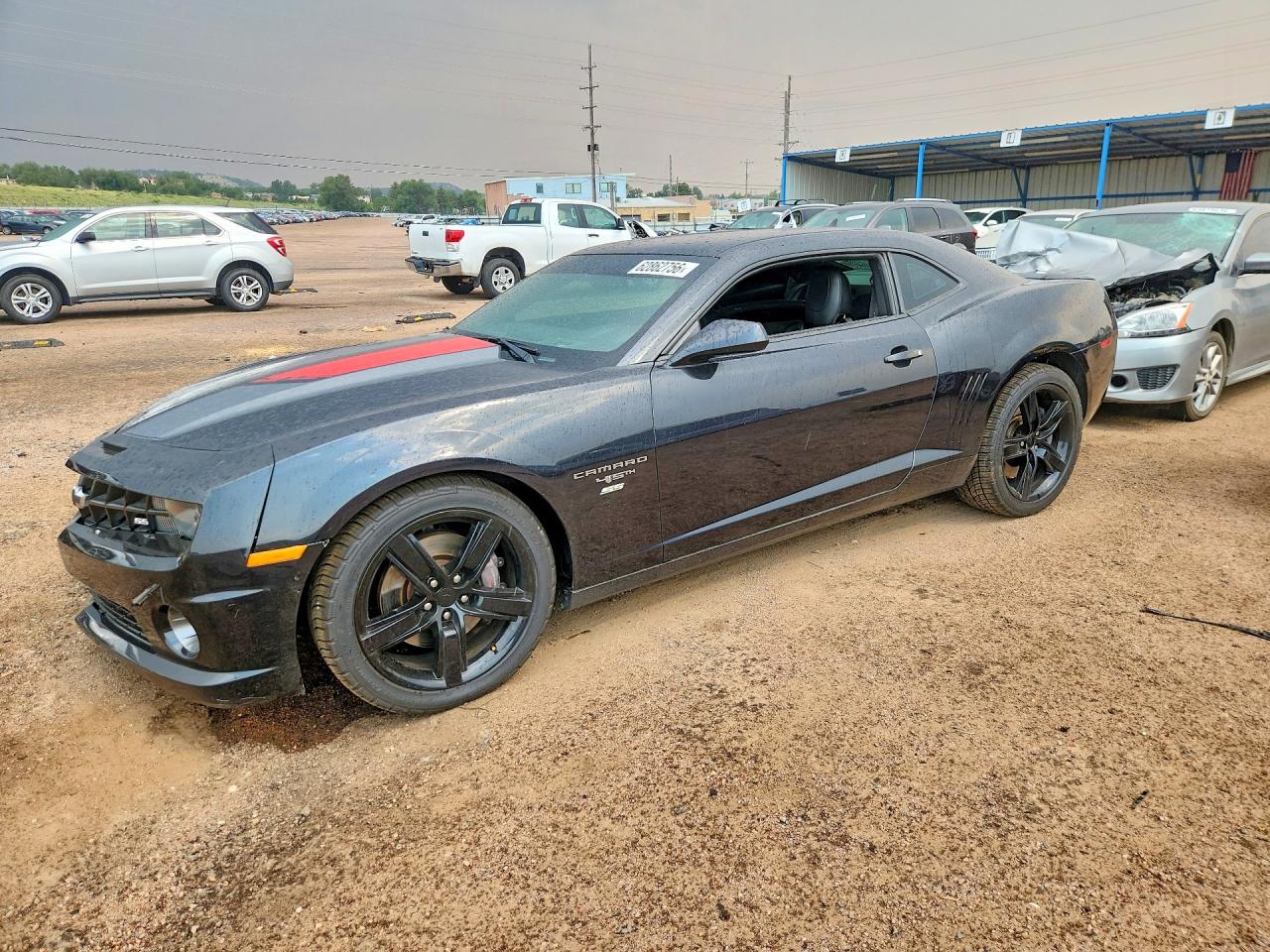 2012 Chevrolet Camaro 2ss Black vin: 2G1FT1EWXC9120752