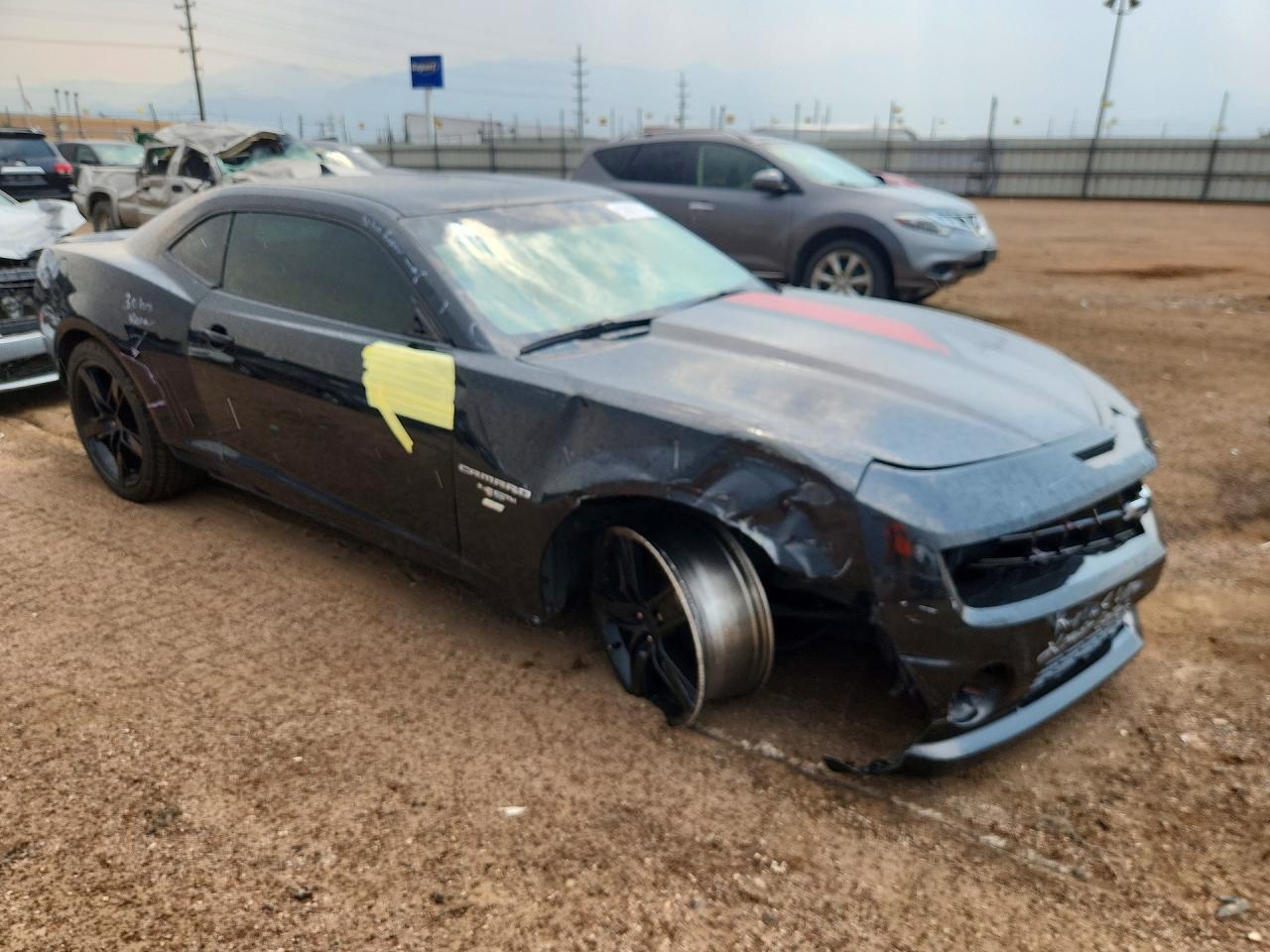 2012 Chevrolet Camaro 2ss Black vin: 2G1FT1EWXC9120752
