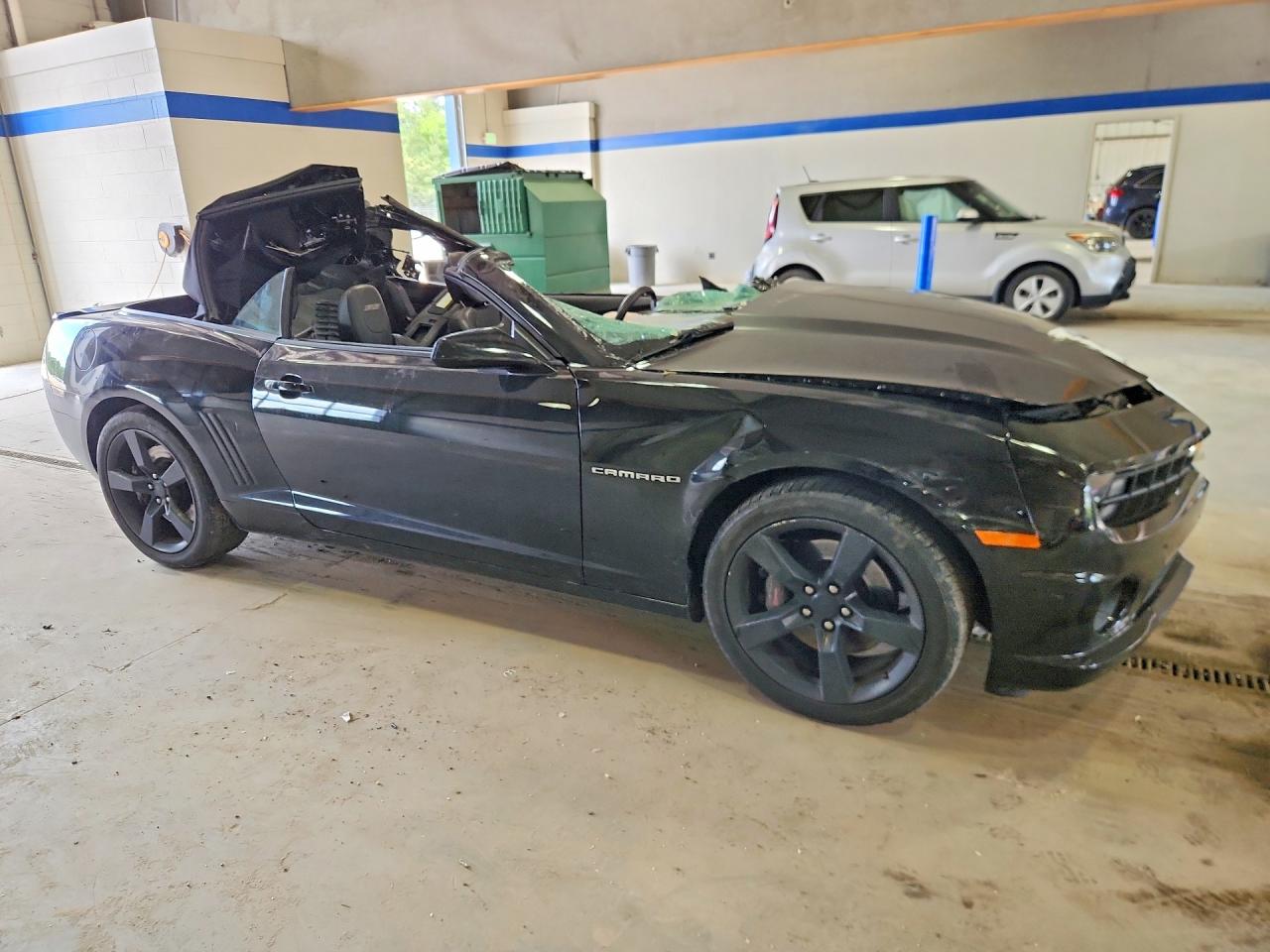 2011 Chevrolet Camaro 2ss Black vin: 2G1FT3DW4B9156786