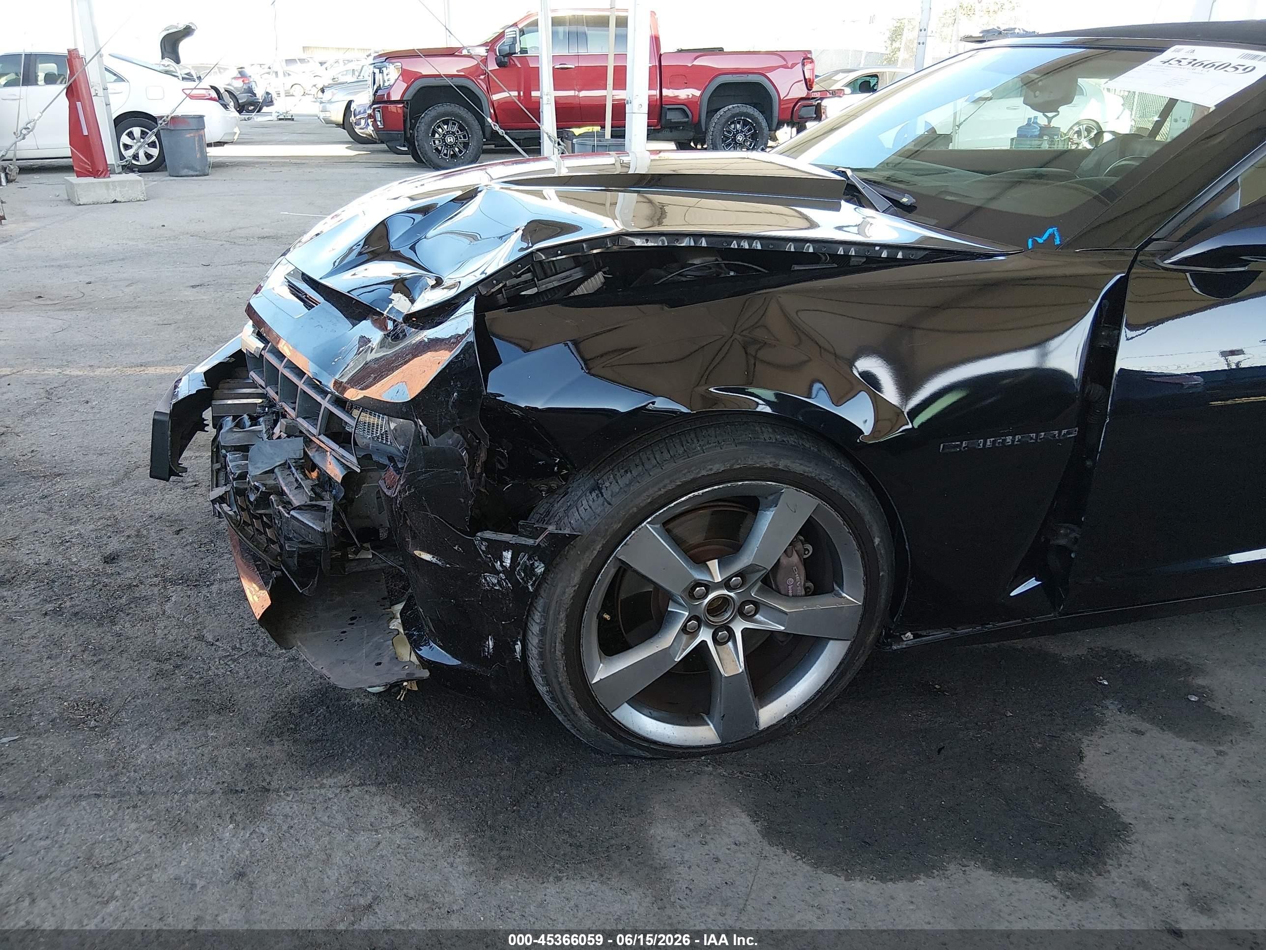 2012 Chevrolet Camaro 2ss Black vin: 2G1FT3DW6C9190827