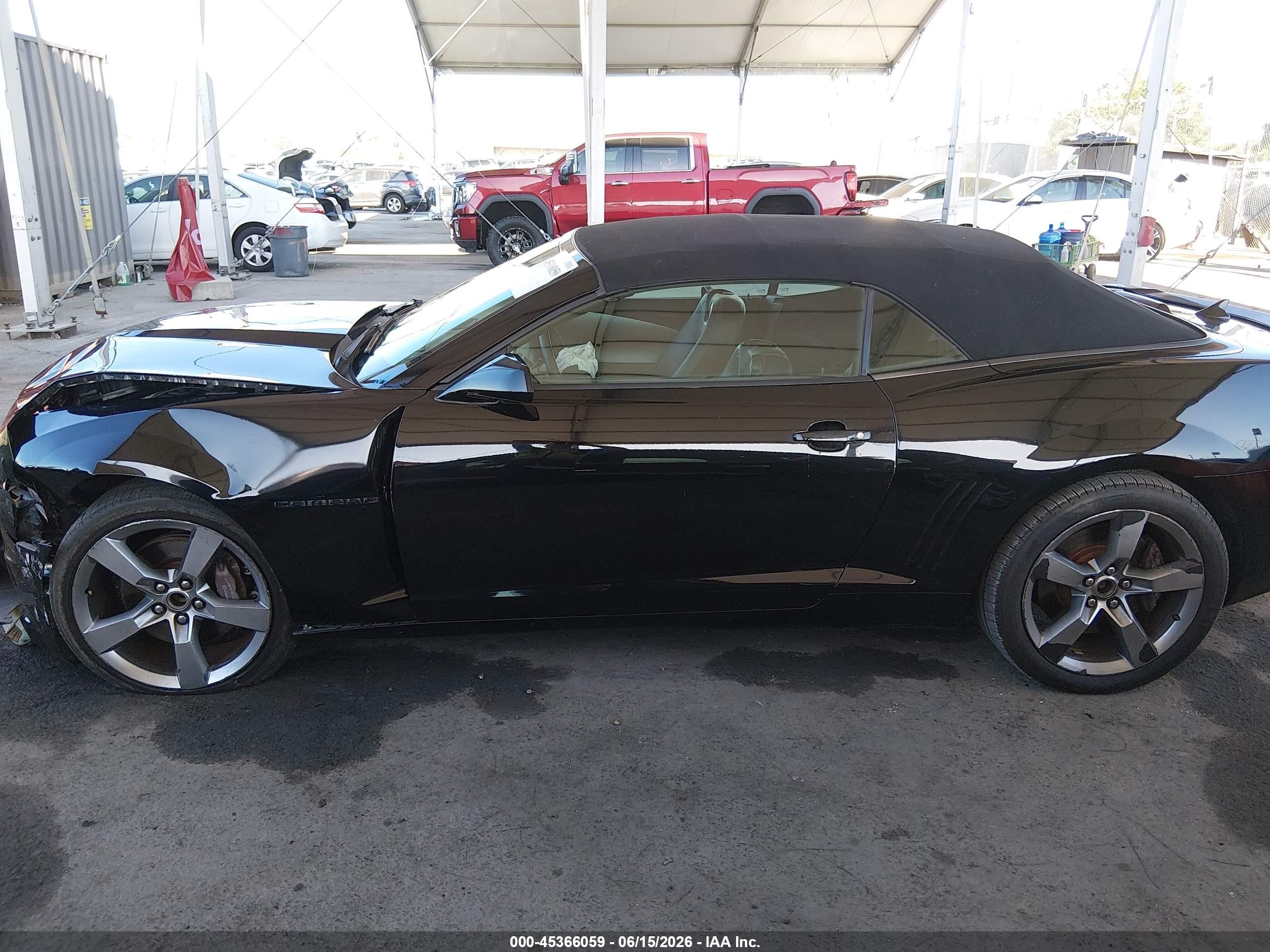 2012 Chevrolet Camaro 2ss Black vin: 2G1FT3DW6C9190827