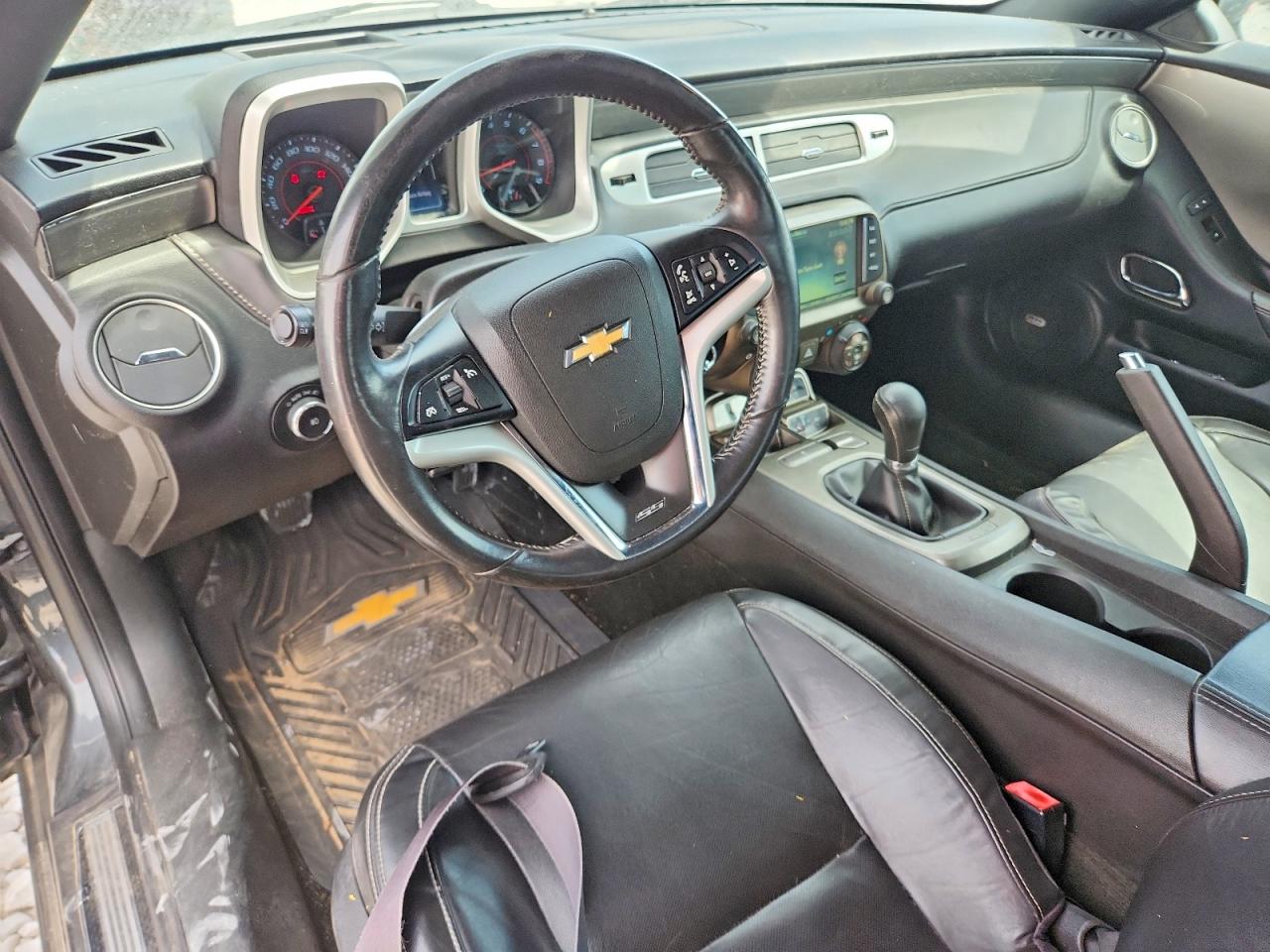 2014 Chevrolet Camaro 2ss Gray vin: 2G1FT3DW6E9197571