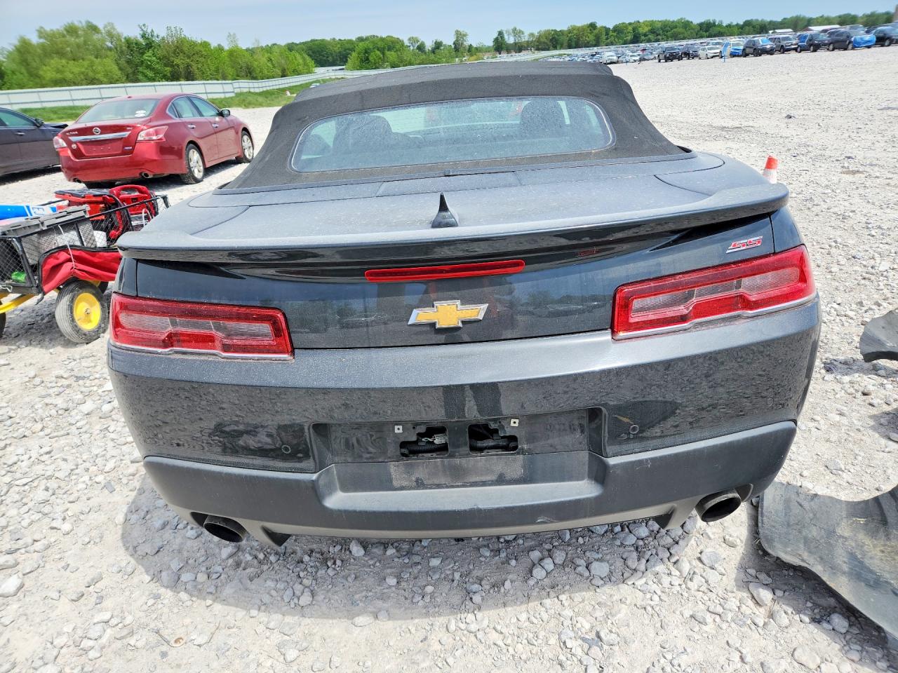 2014 Chevrolet Camaro 2ss Gray vin: 2G1FT3DW6E9197571