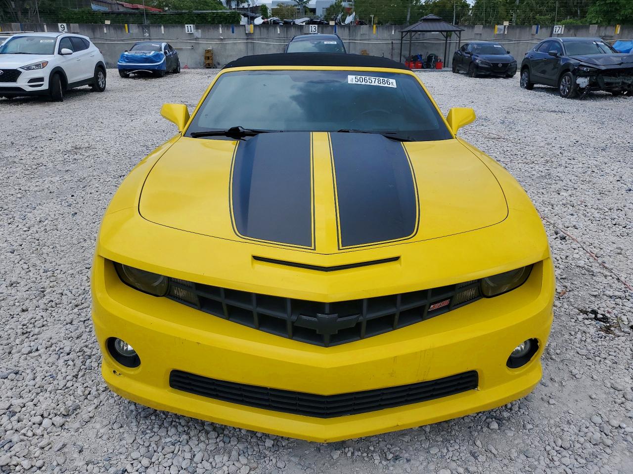 2012 Chevrolet Camaro 2ss Желтый vin: 2G1FT3DW7C9108040