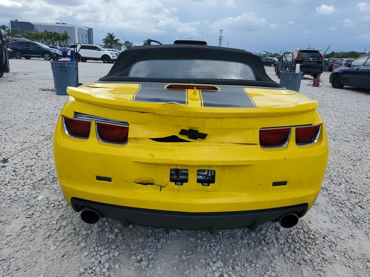 2012 Chevrolet Camaro 2ss Желтый vin: 2G1FT3DW7C9108040