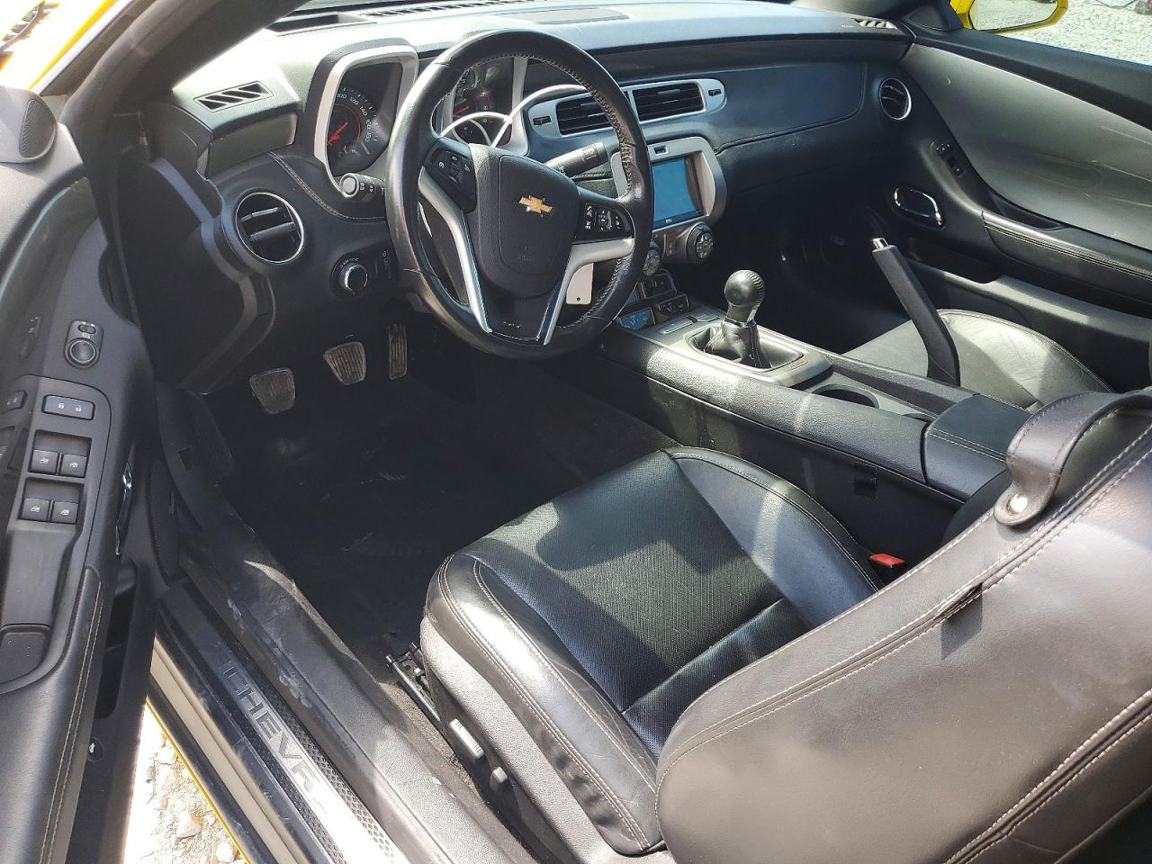 2012 Chevrolet Camaro 2ss Желтый vin: 2G1FT3DW7C9108040