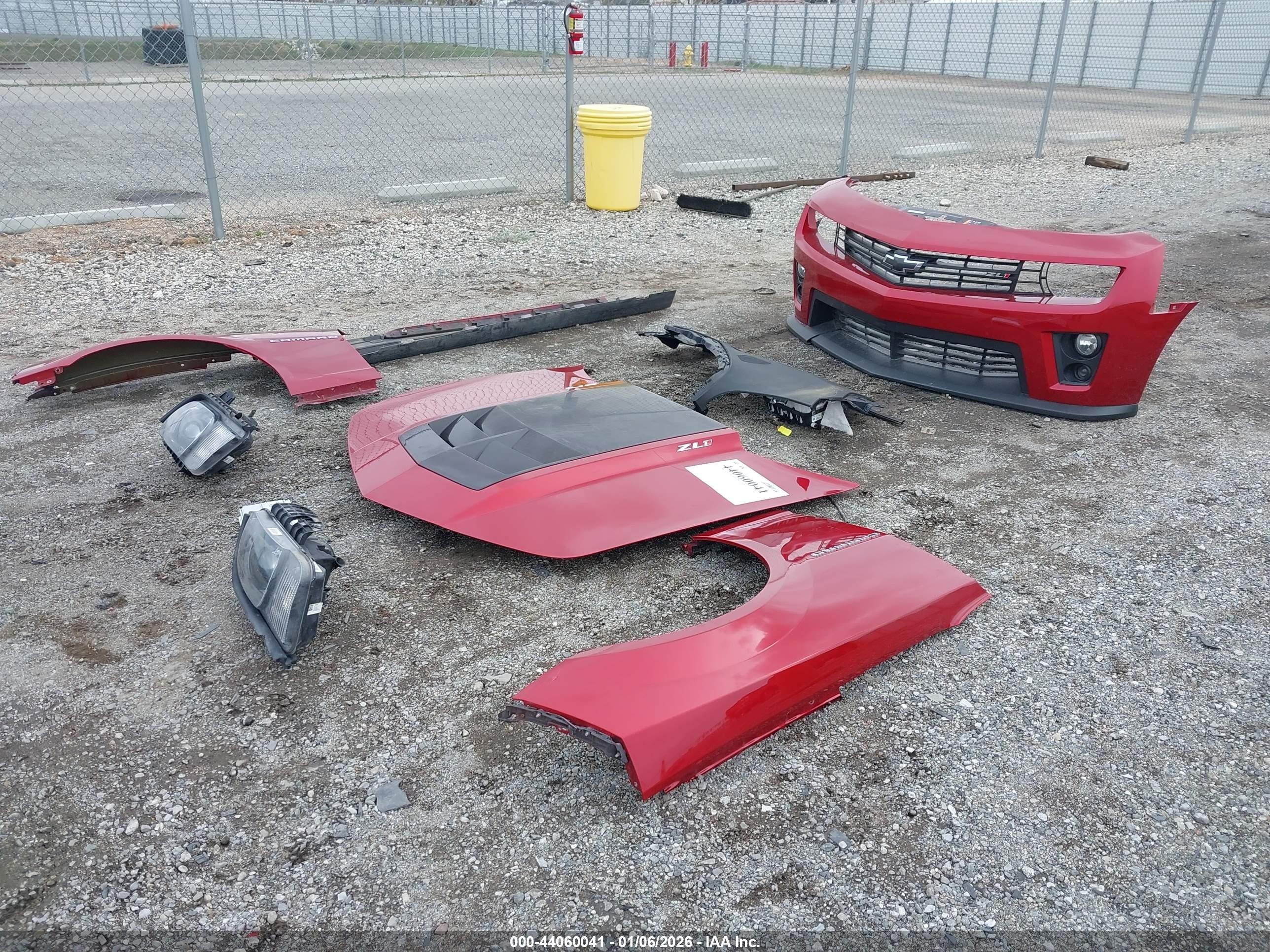 2014 Chevrolet Camaro Zl1 Red vin: 2G1FZ1EP0E9800640