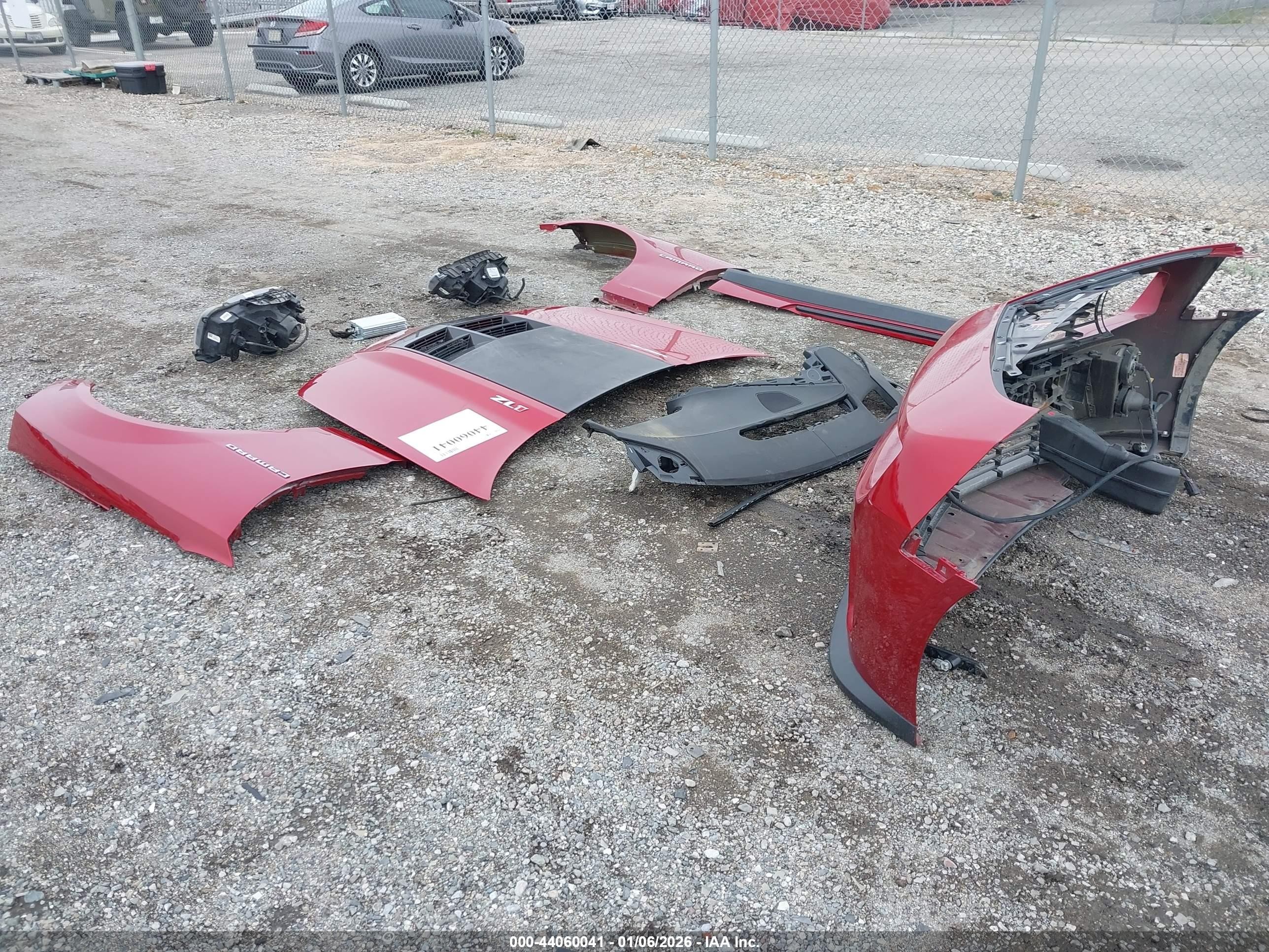 2014 Chevrolet Camaro Zl1 Red vin: 2G1FZ1EP0E9800640