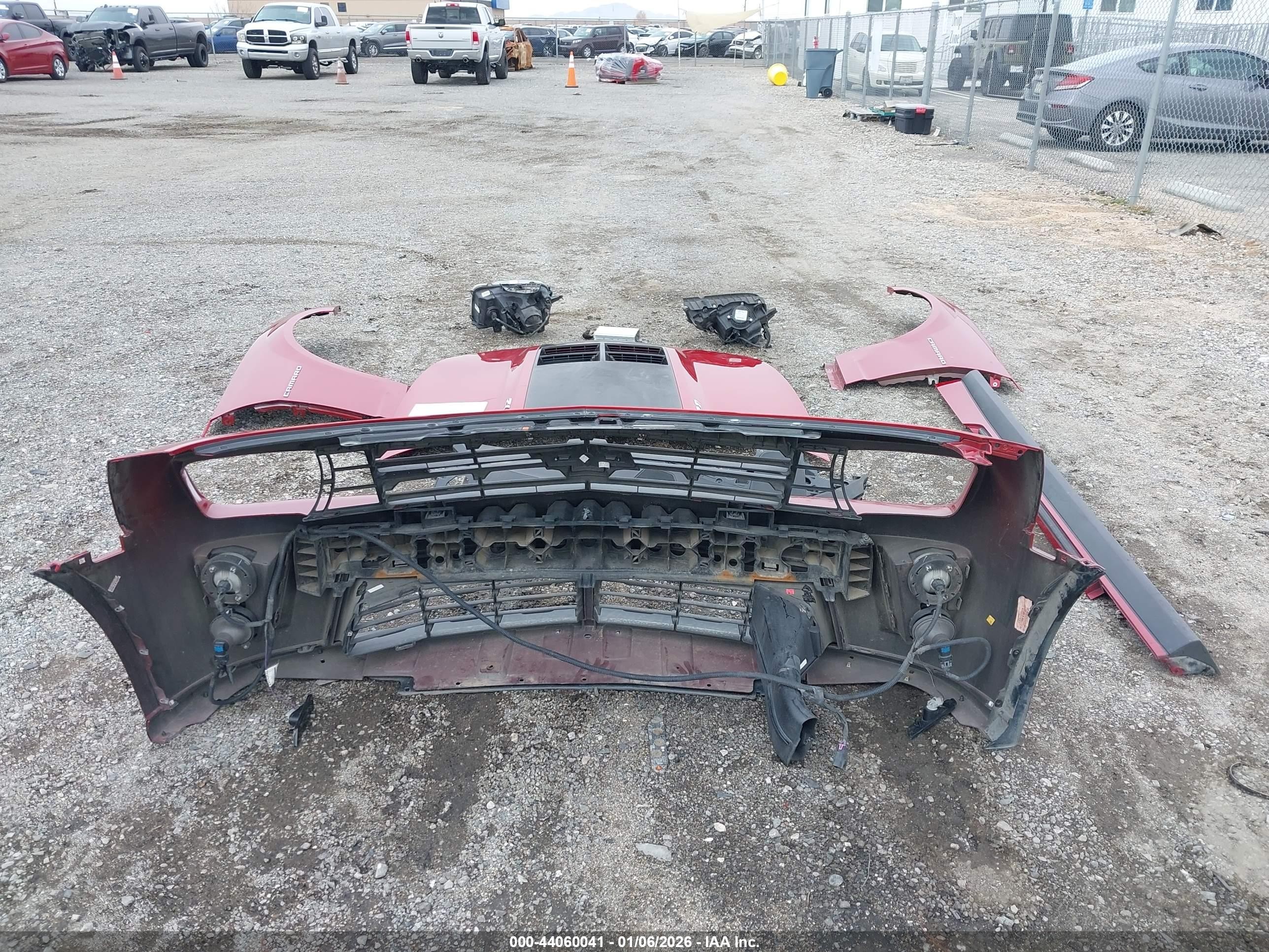 2014 Chevrolet Camaro Zl1 Red vin: 2G1FZ1EP0E9800640