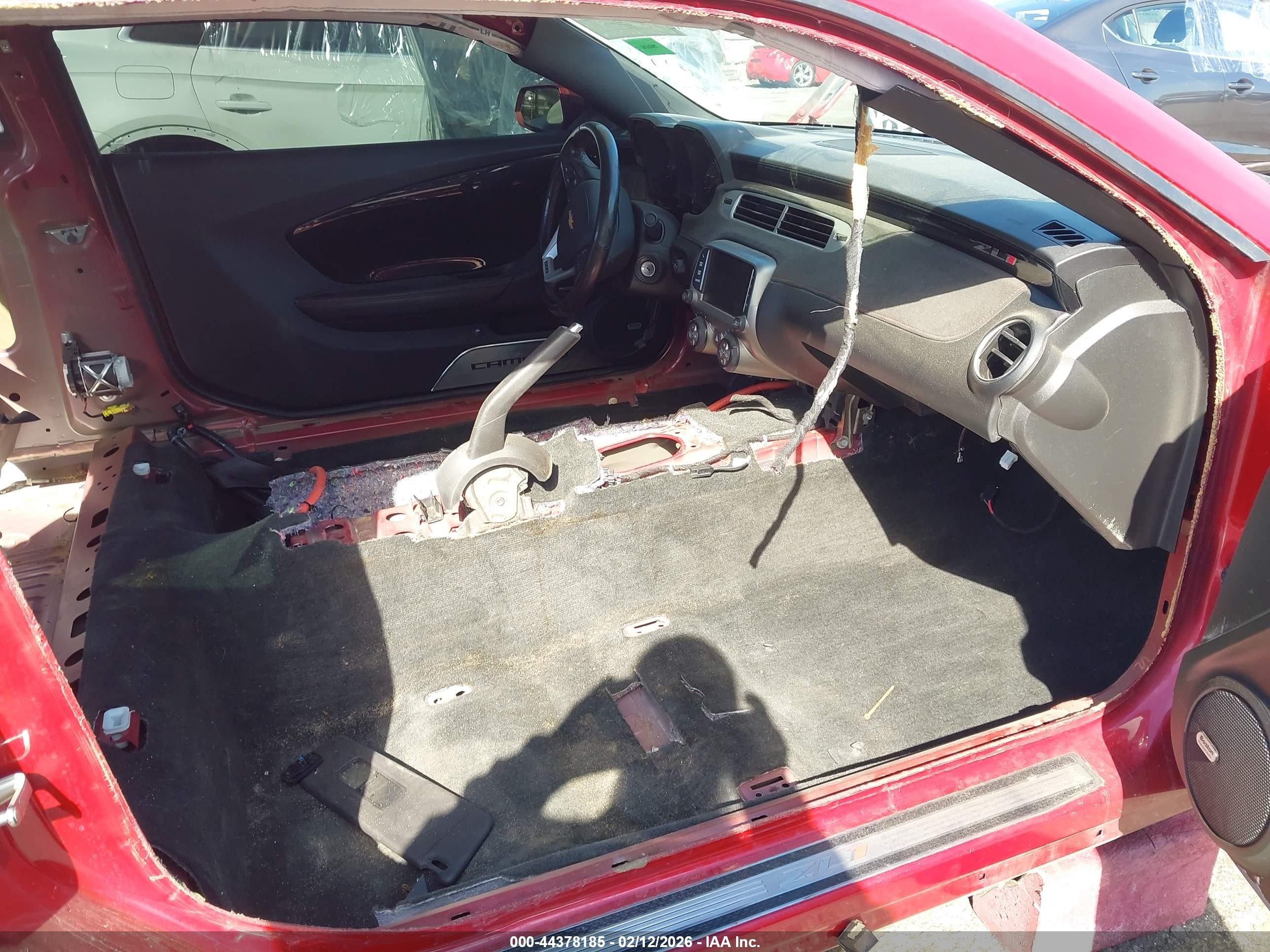2014 Chevrolet Camaro Zl1 Red vin: 2G1FZ1EP0E9800640