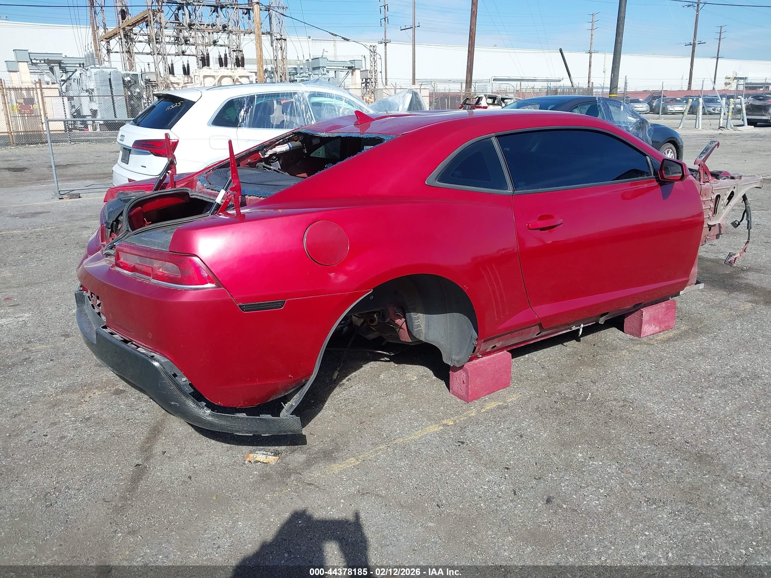2014 Chevrolet Camaro Zl1 Red vin: 2G1FZ1EP0E9800640