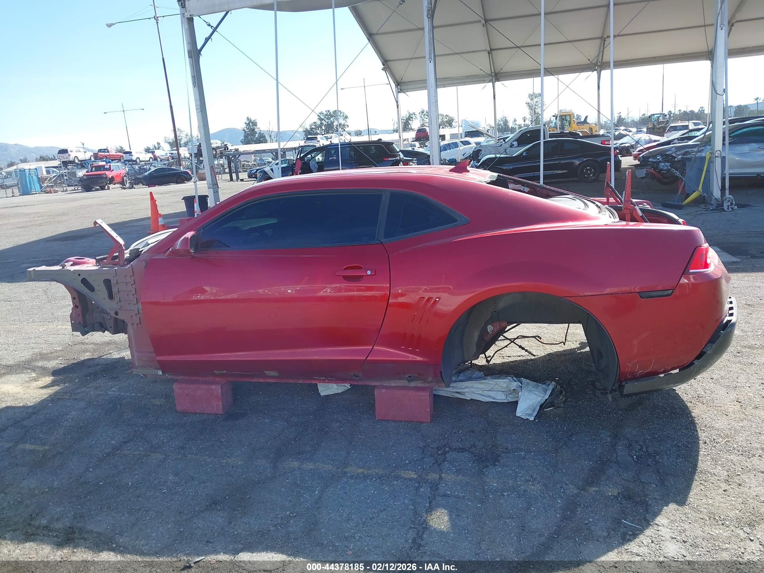 2014 Chevrolet Camaro Zl1 Red vin: 2G1FZ1EP0E9800640