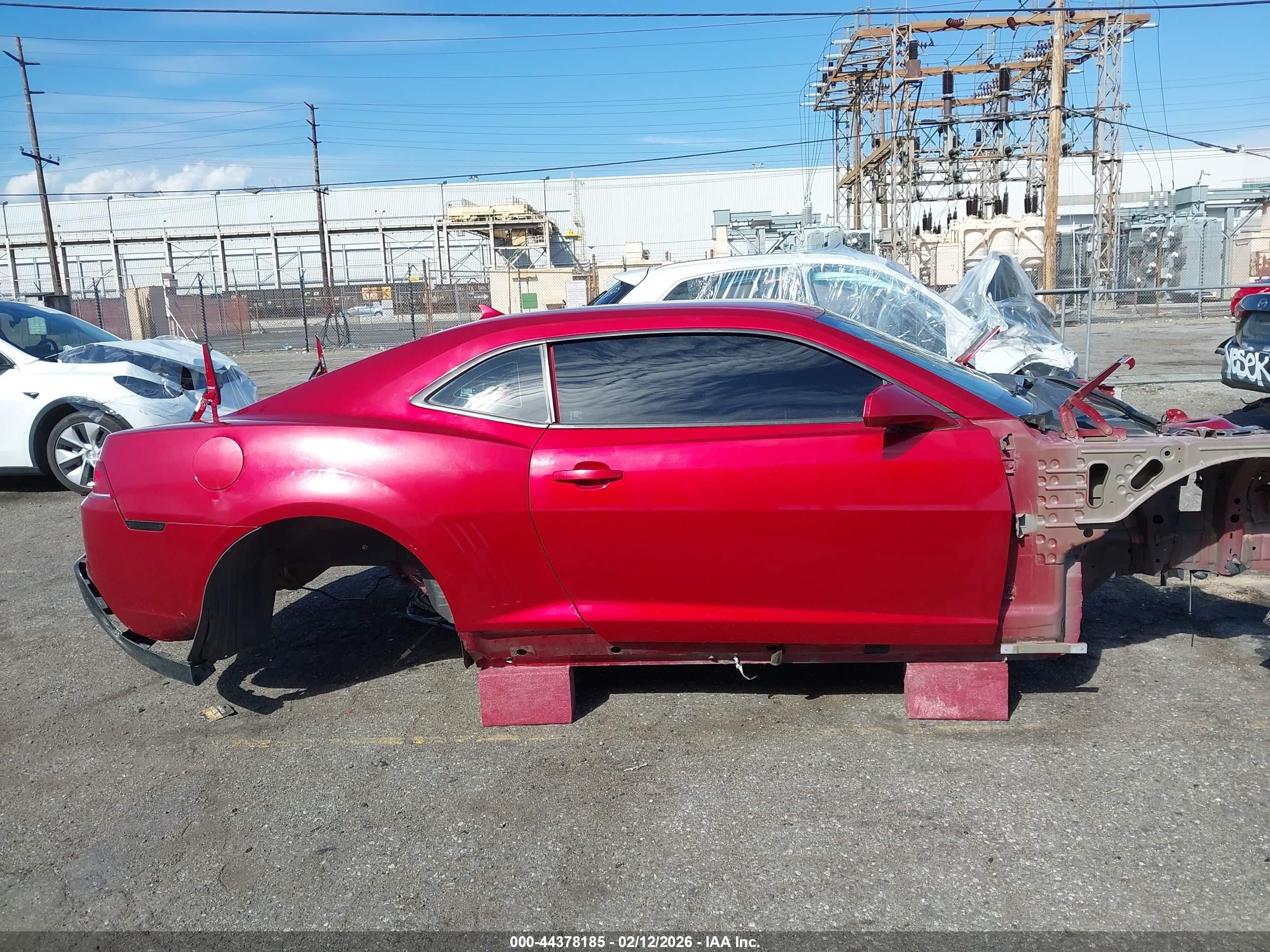 2014 Chevrolet Camaro Zl1 Red vin: 2G1FZ1EP0E9800640
