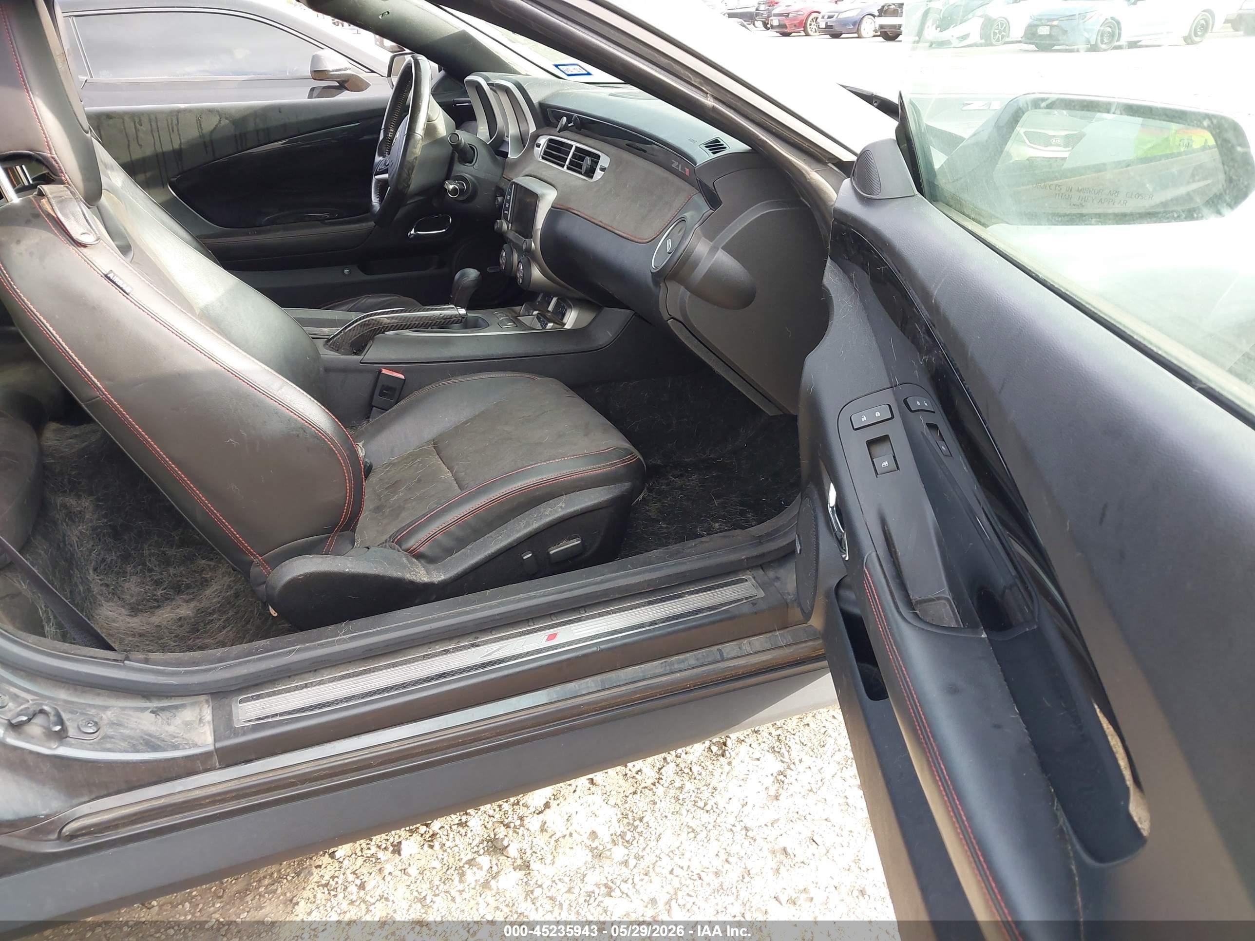 2014 Chevrolet Camaro Zl1 Gray vin: 2G1FZ3DP7E9800566