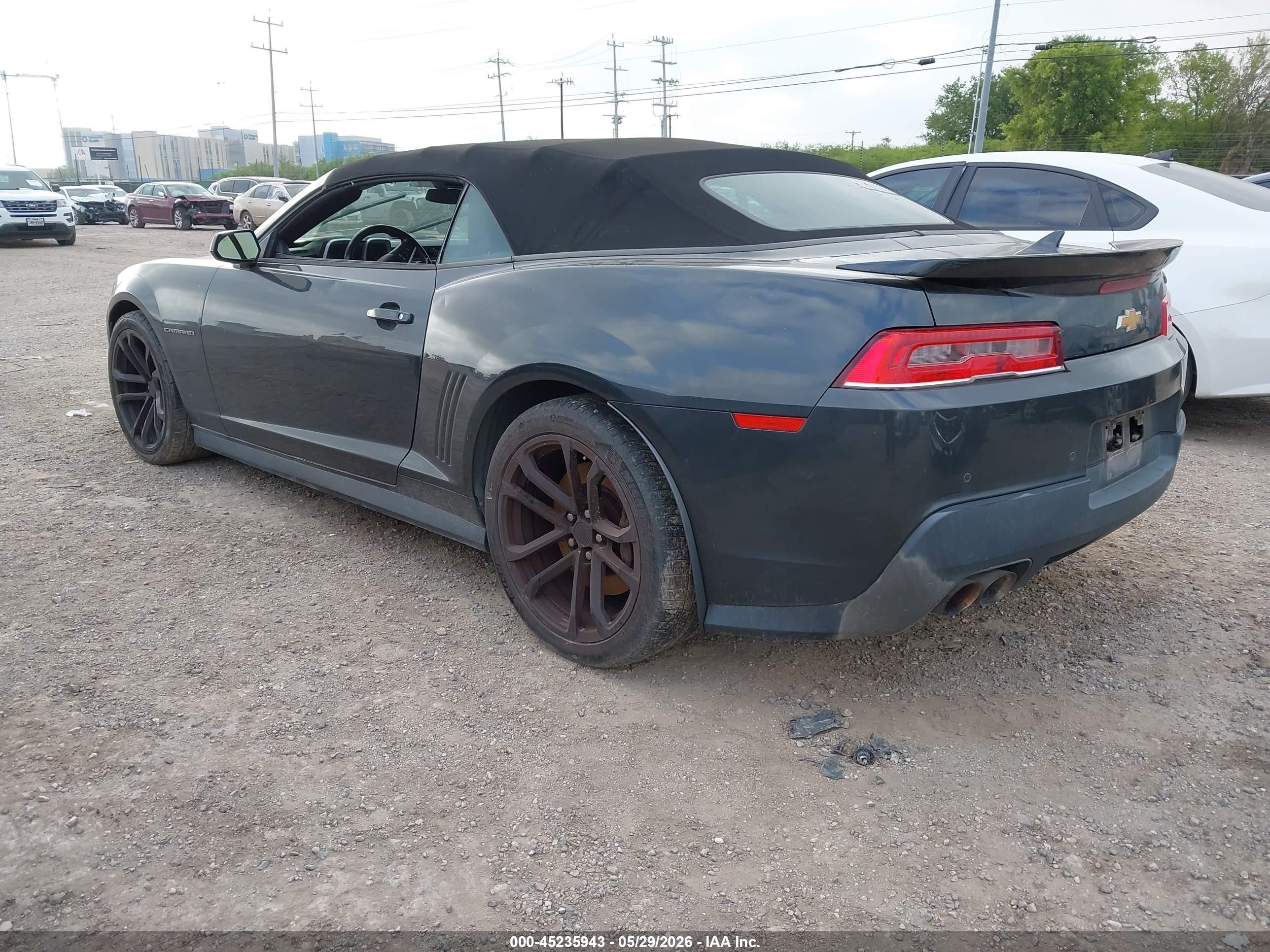 2014 Chevrolet Camaro Zl1 Gray vin: 2G1FZ3DP7E9800566