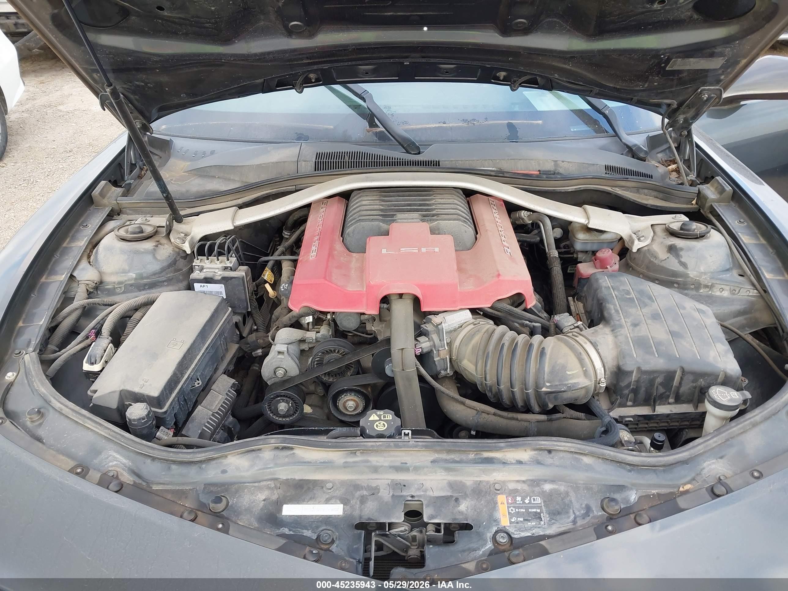 2014 Chevrolet Camaro Zl1 Gray vin: 2G1FZ3DP7E9800566