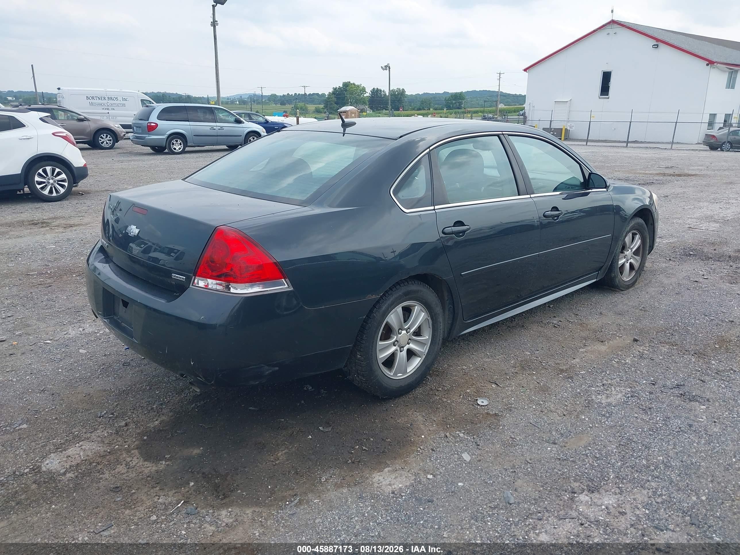 2014 Chevrolet Impala Limited Ls Gray vin: 2G1WA5E30E1154462
