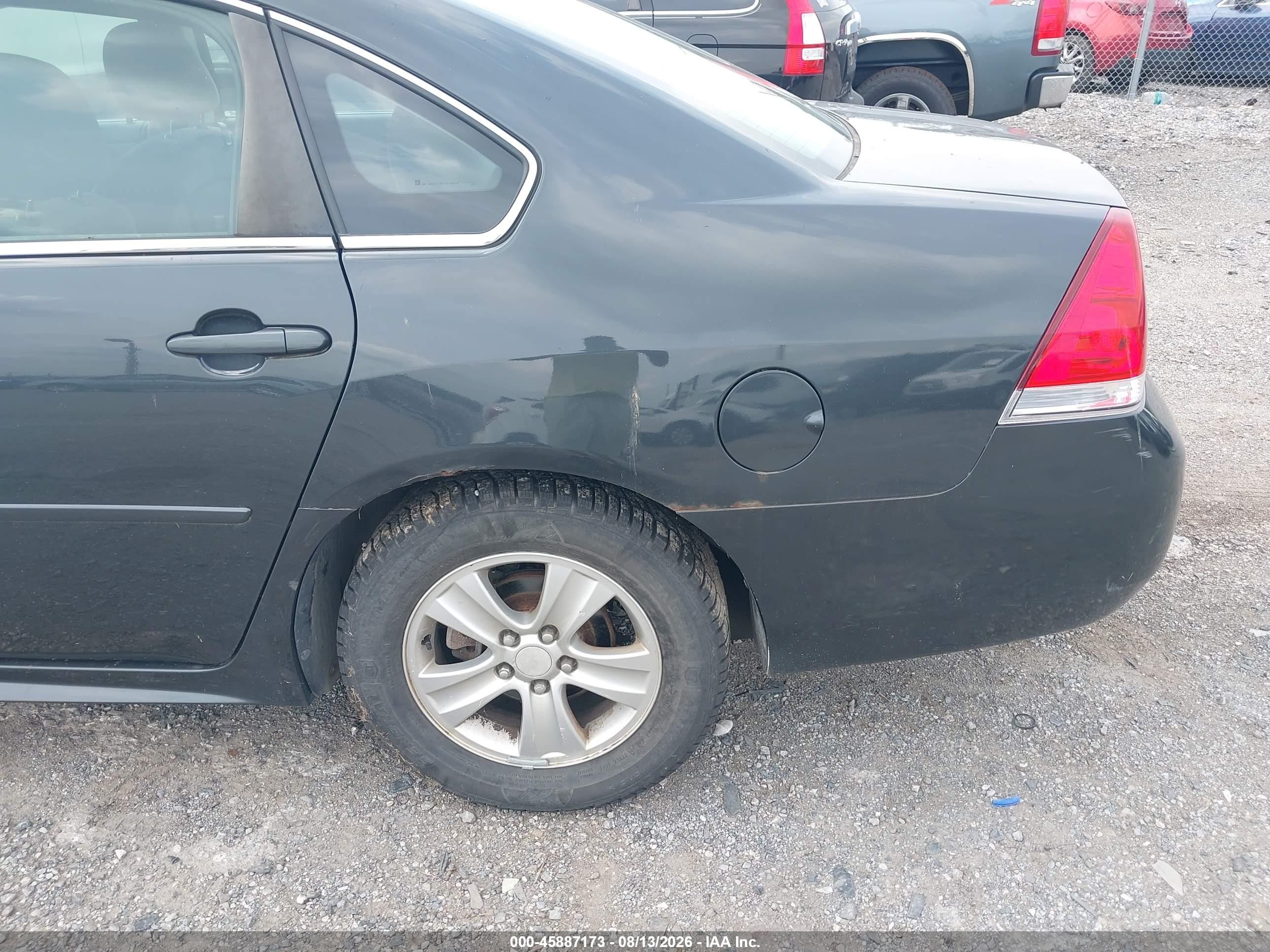 2014 Chevrolet Impala Limited Ls Gray vin: 2G1WA5E30E1154462