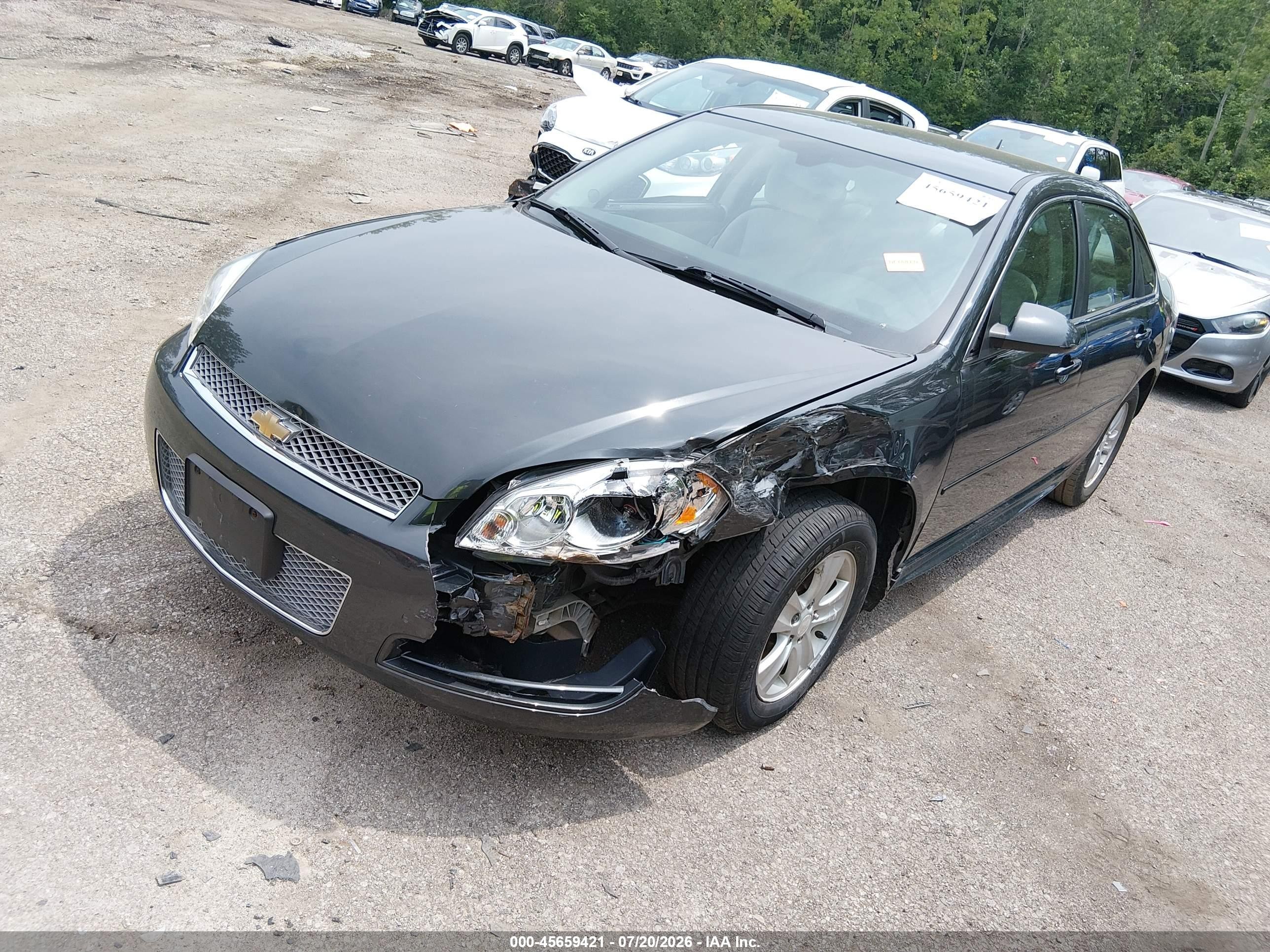 2014 Chevrolet Impala Limited Ls Gray vin: 2G1WA5E30E1182777