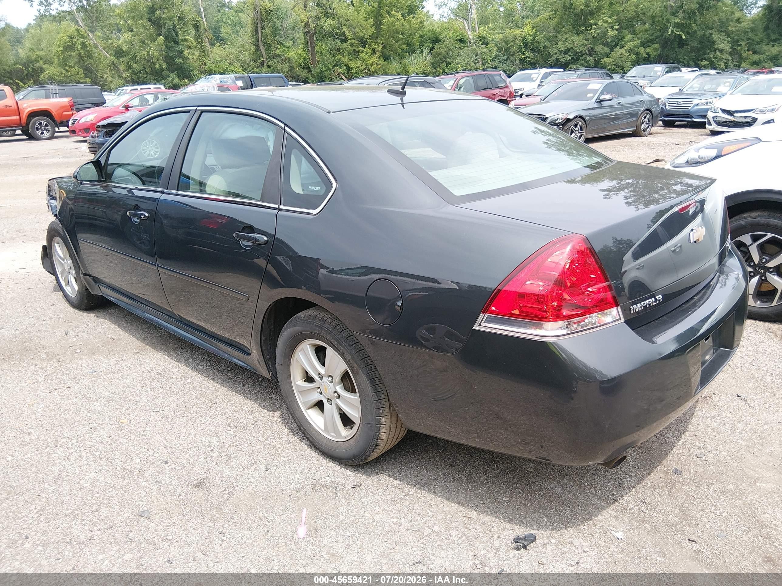 2014 Chevrolet Impala Limited Ls Gray vin: 2G1WA5E30E1182777