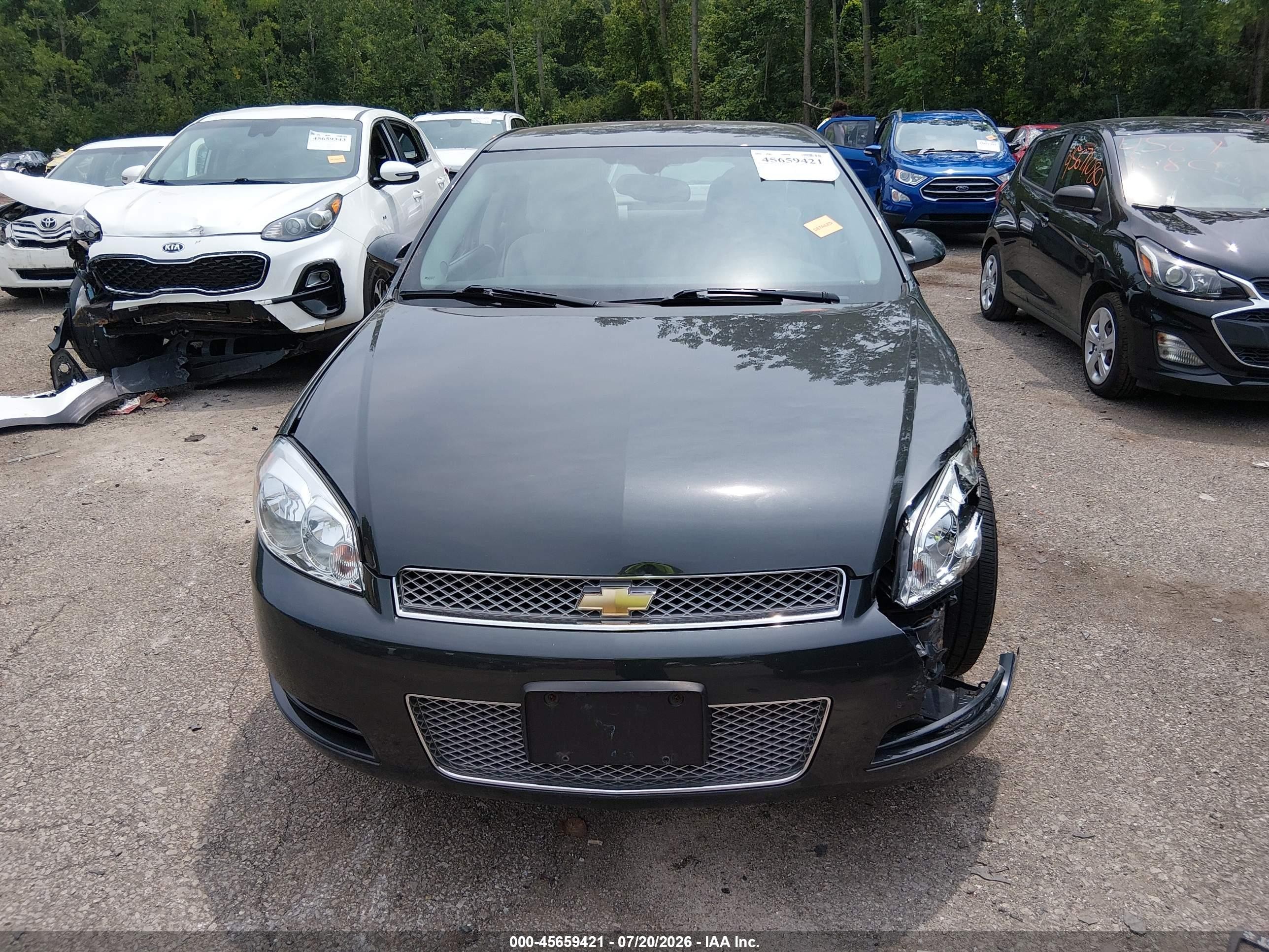 2014 Chevrolet Impala Limited Ls Gray vin: 2G1WA5E30E1182777