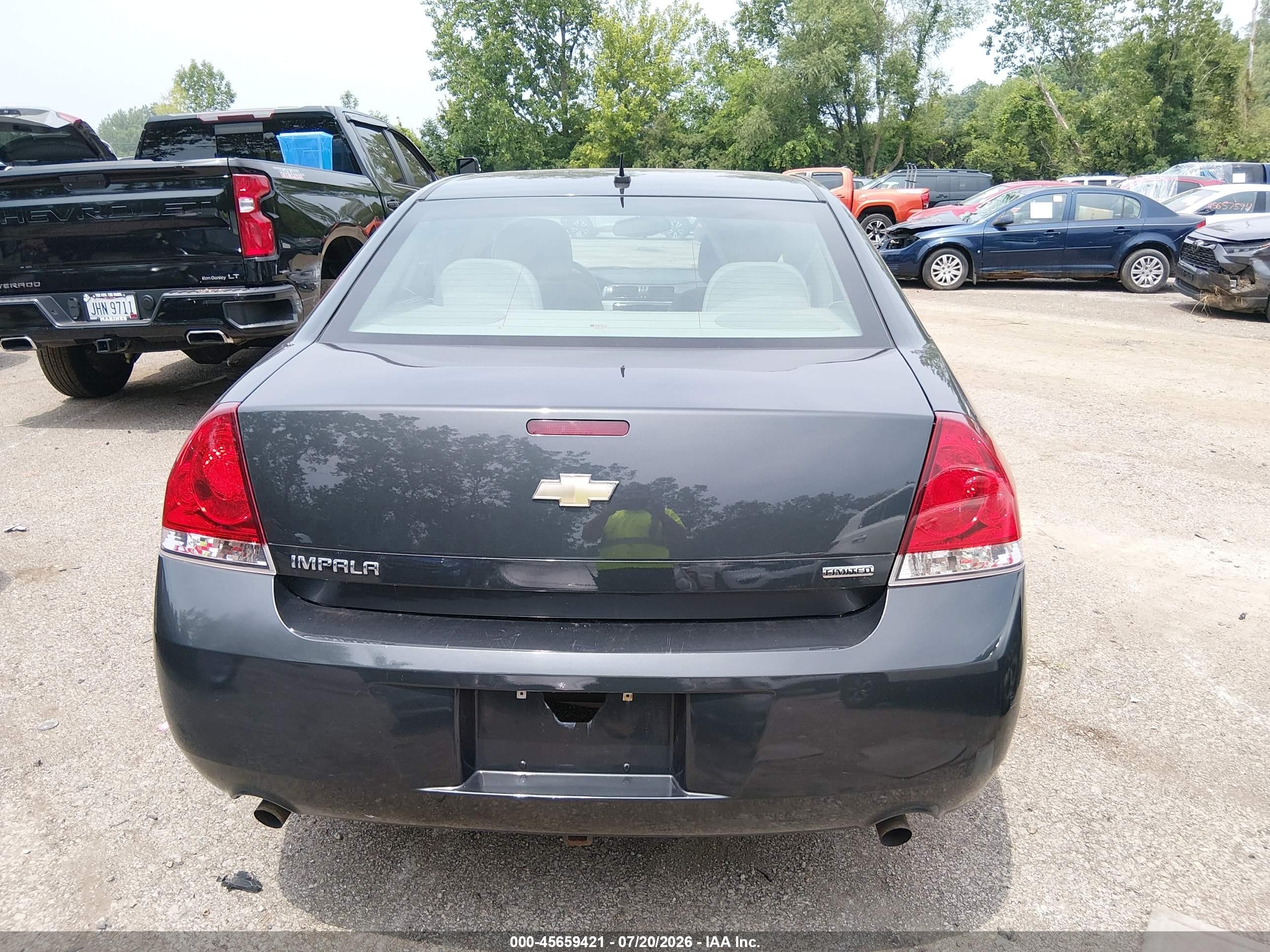 2014 Chevrolet Impala Limited Ls Gray vin: 2G1WA5E30E1182777