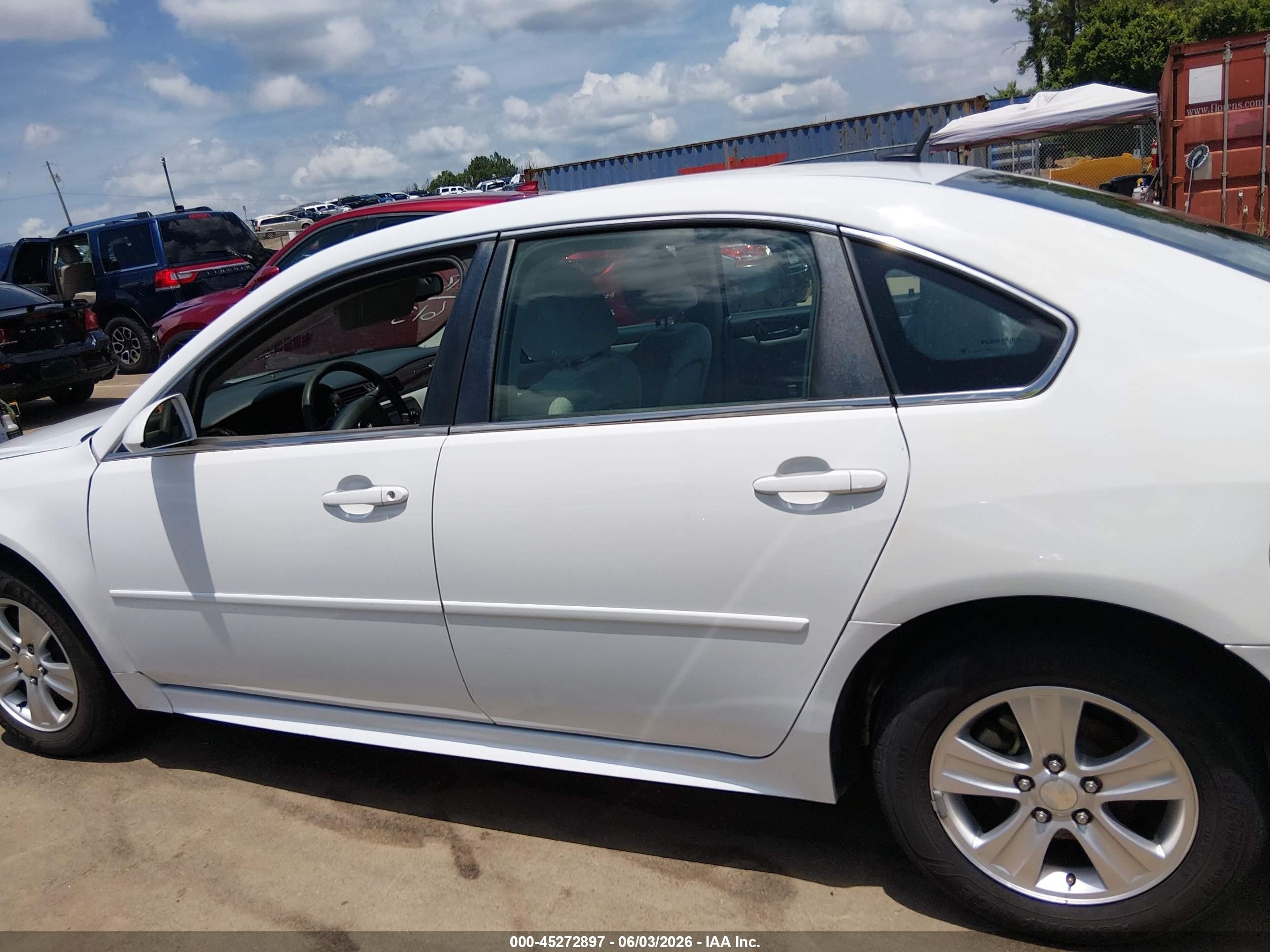 2015 Chevrolet Impala Limited Ls White vin: 2G1WA5E30F1125898