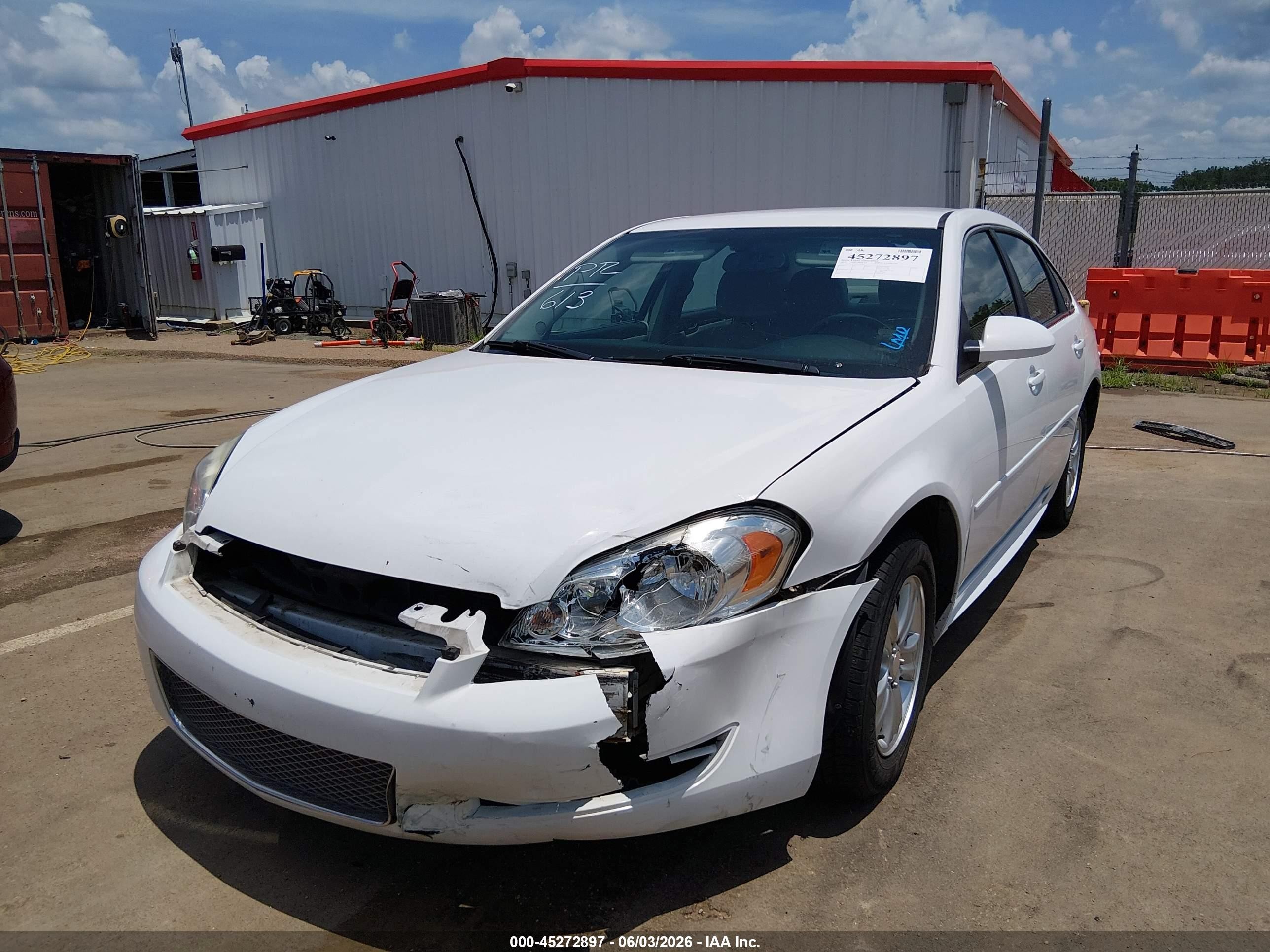 2015 Chevrolet Impala Limited Ls White vin: 2G1WA5E30F1125898