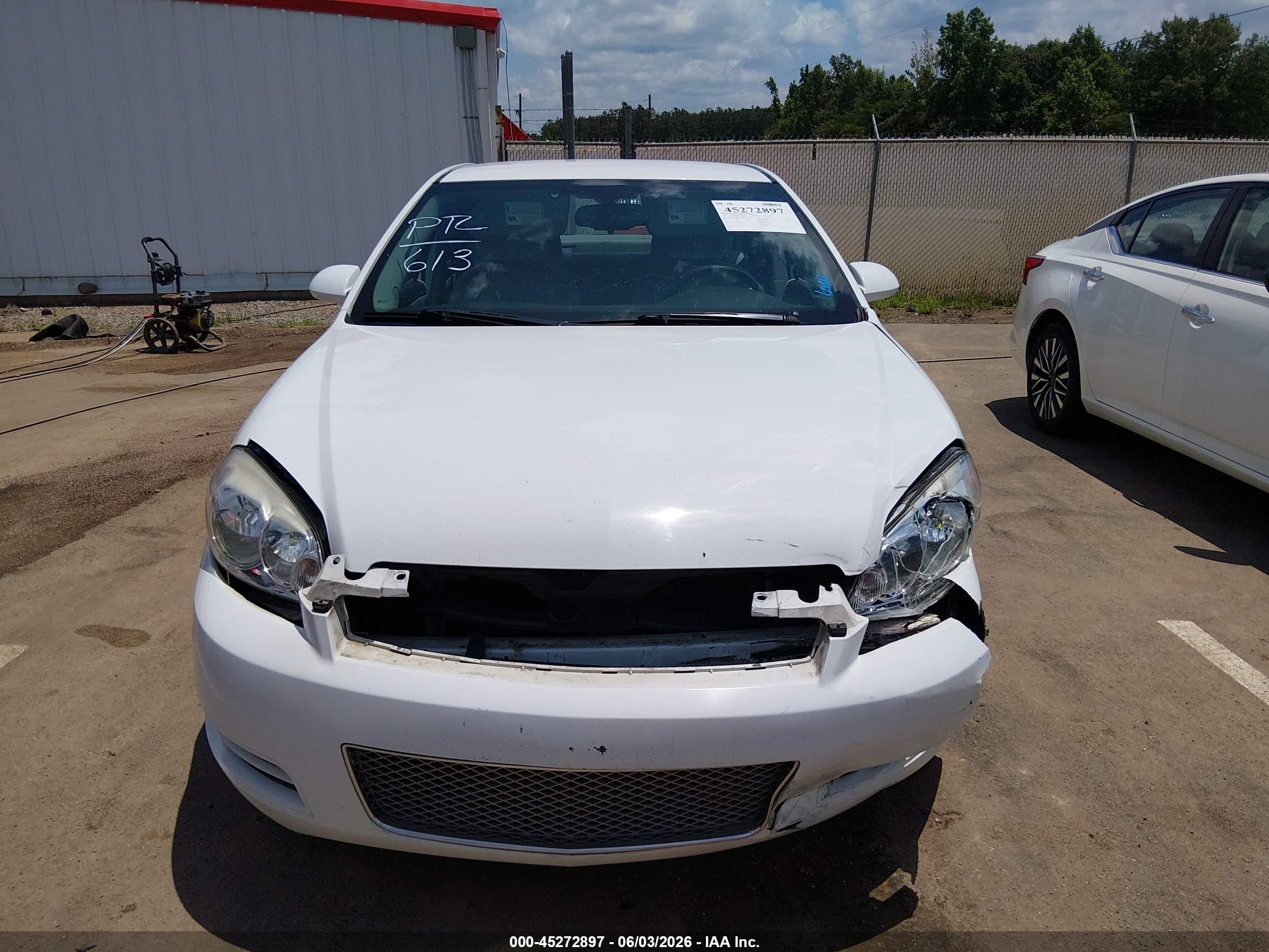 2015 Chevrolet Impala Limited Ls White vin: 2G1WA5E30F1125898