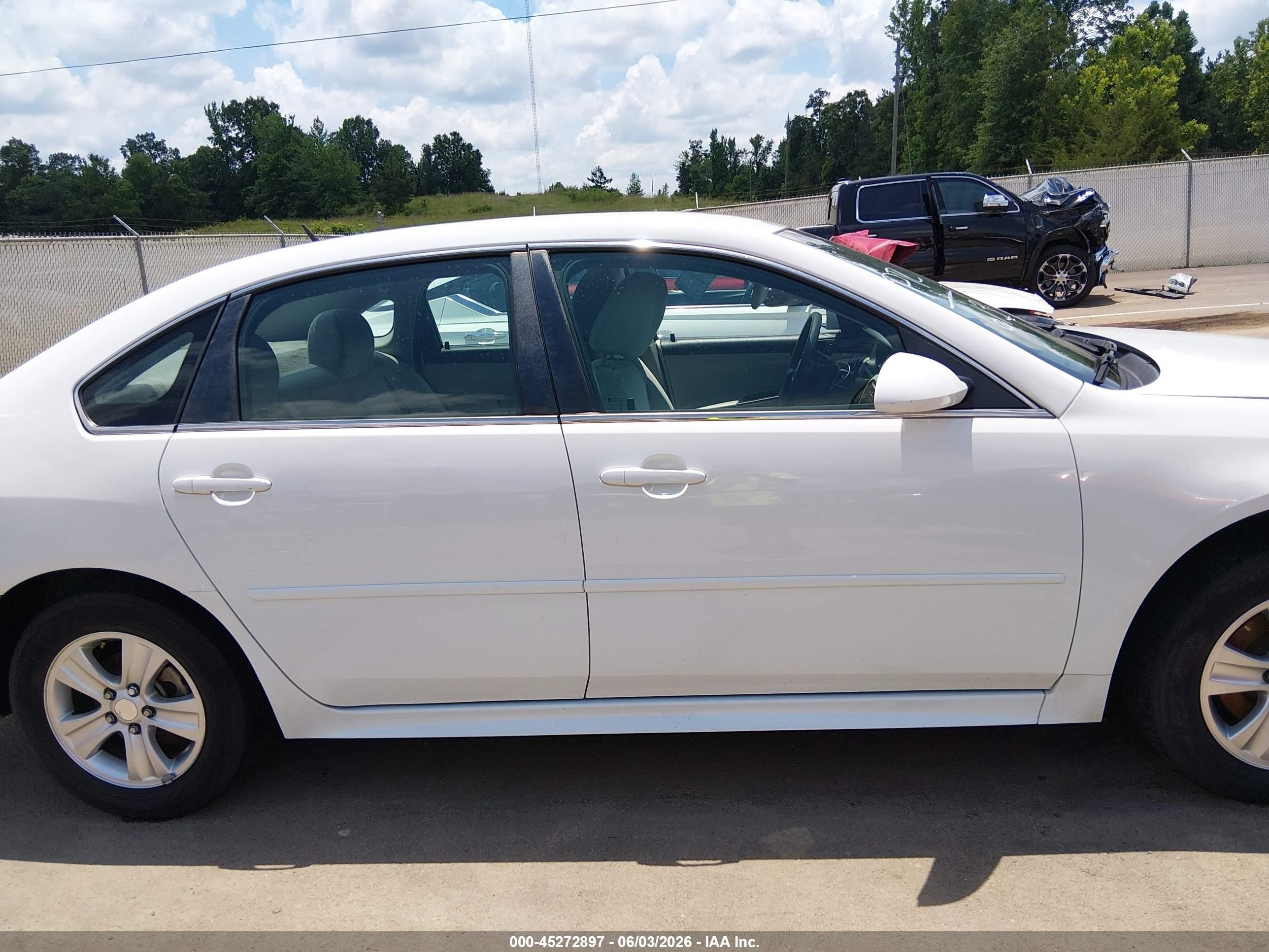 2015 Chevrolet Impala Limited Ls White vin: 2G1WA5E30F1125898